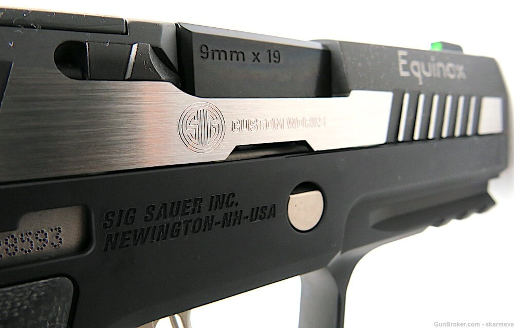 NEW SIG CUSTOM WORKS P320 EQUINOX 9mm 10rd - Image 15