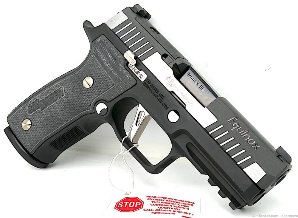 NEW SIG CUSTOM WORKS P320 EQUINOX 9mm 10rd - Image 3