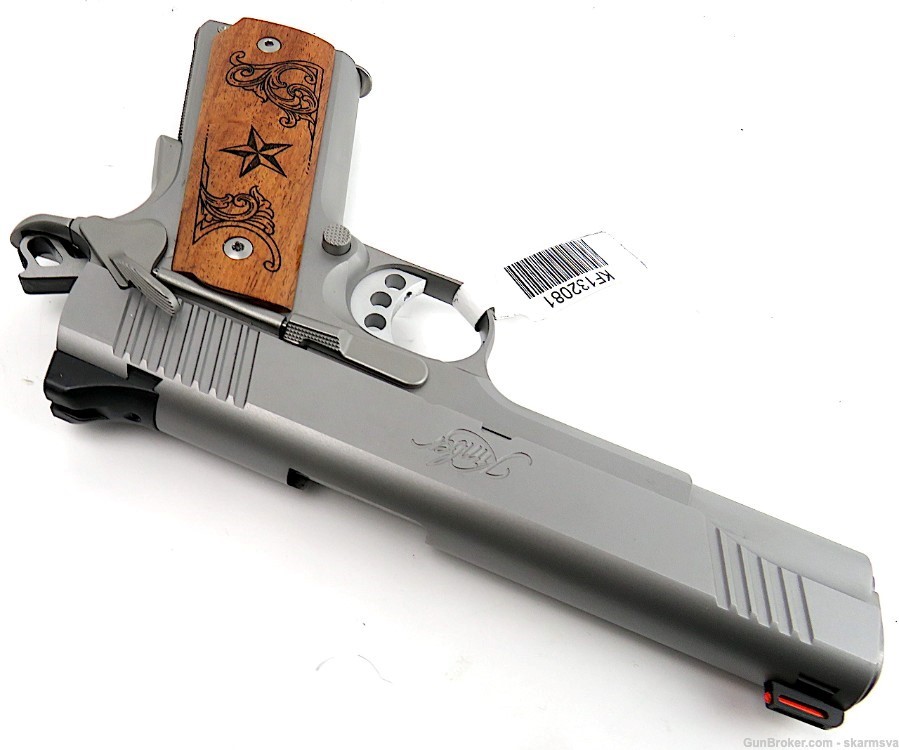 GENUINE MESQUITE BURL TEXAS STAR KIMBER STAINLESS II 10MM - SK Guns