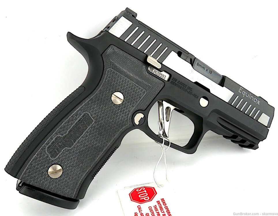 NEW SIG CUSTOM WORKS P320 EQUINOX 9mm 10rd - Image 4