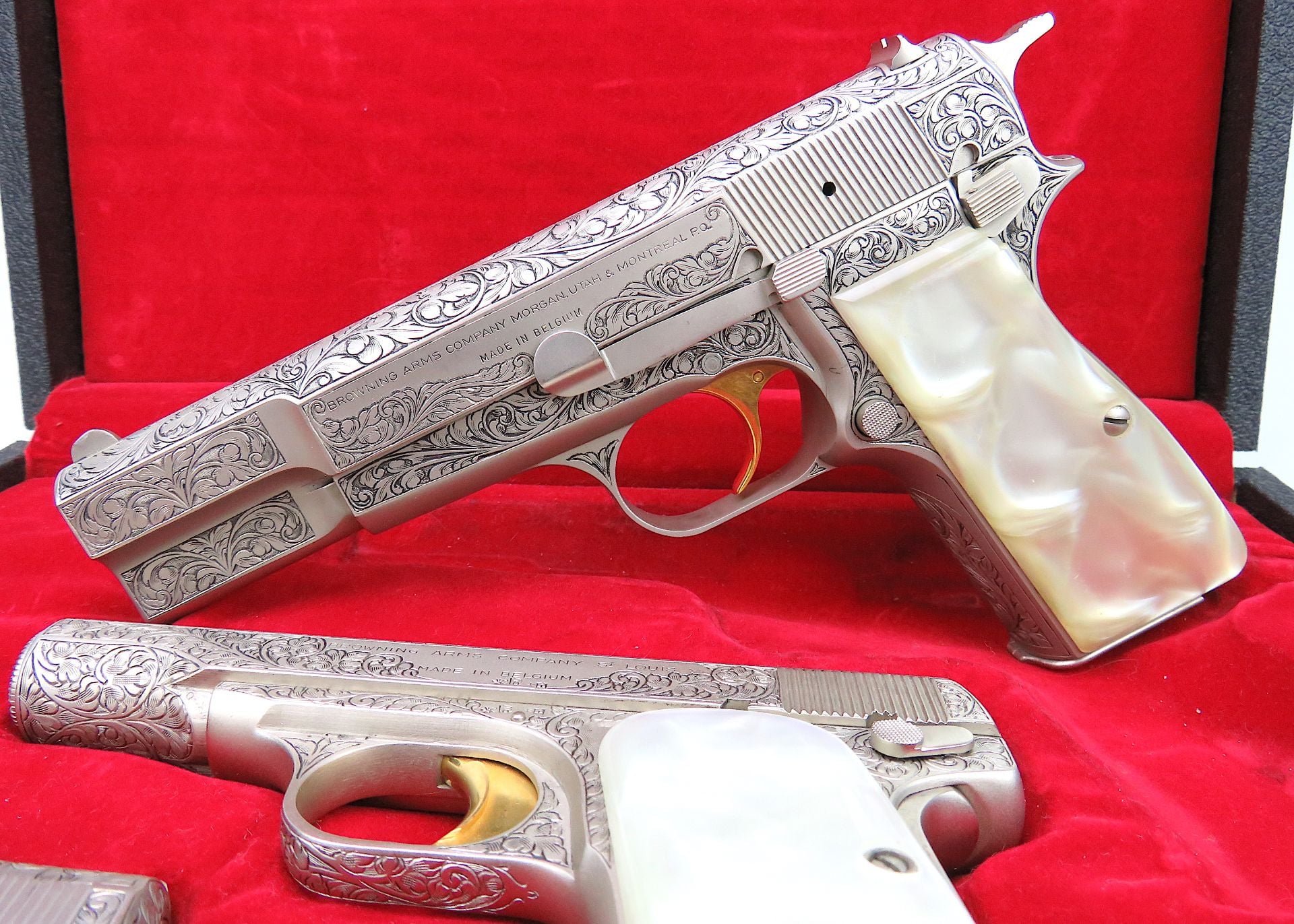 Three Gun Set Belgium Made Browning Renaissance Collection - Image 30