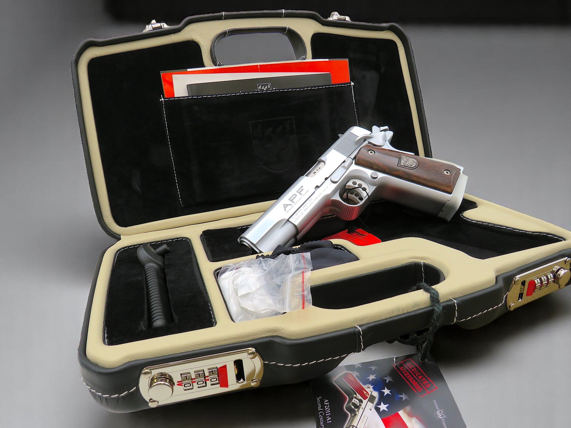ARSENAL .38 SUPER DUELLER SECOND CENTURY DOUBLE BARREL 1911/2011