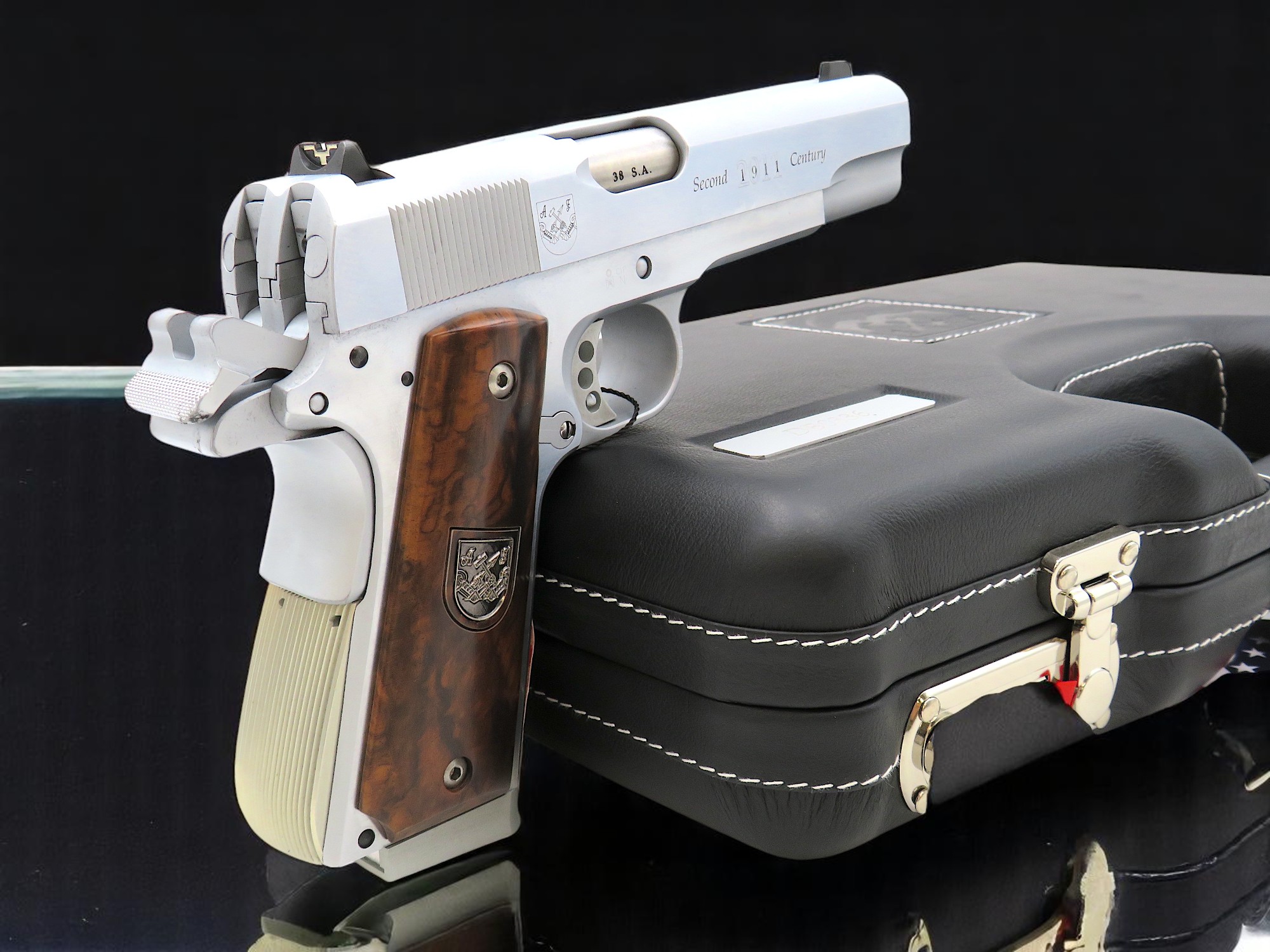 ARSENAL .38 SUPER DUELLER SECOND CENTURY DOUBLE BARREL 1911/2011 - Image 23