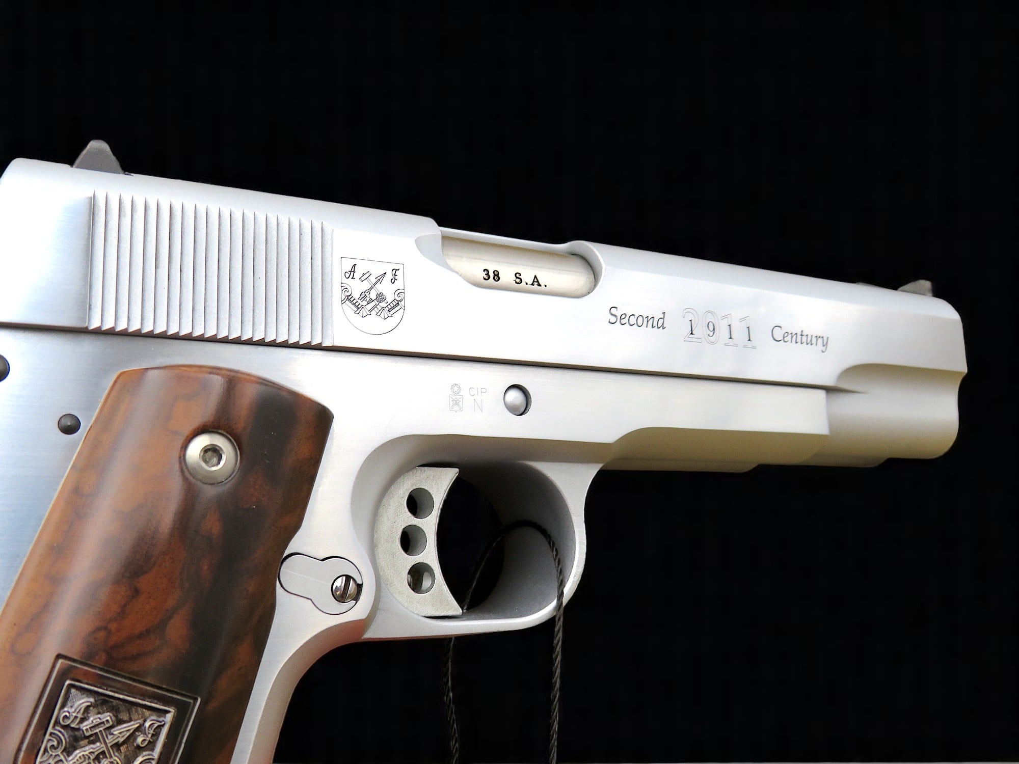 ARSENAL .38 SUPER DUELLER SECOND CENTURY DOUBLE BARREL 1911/2011 - Image 9