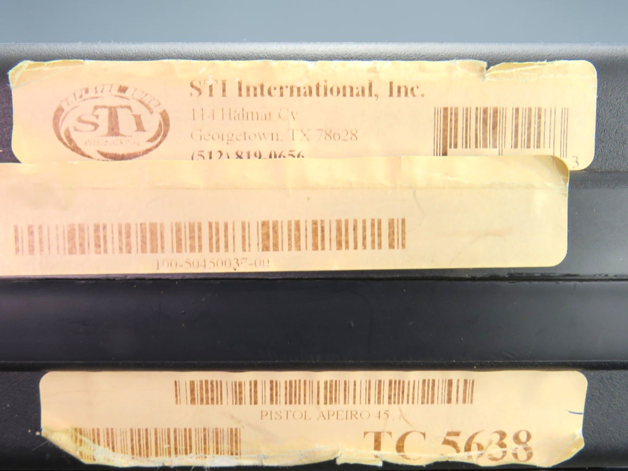 RARE EARLY PRODUCTION STI STACCATO APEIRO 2011 45acp MATCHING BOX OWNERS COLLECTION - Image 8