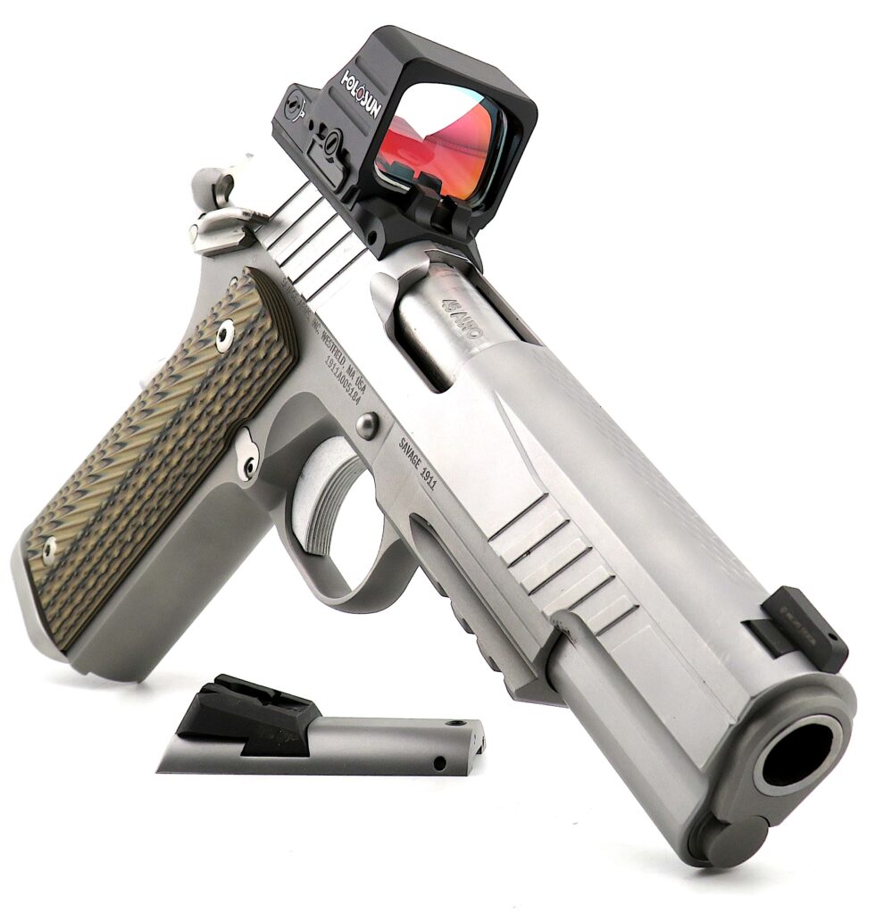 EXCLUSIVE OPTIC READY SAVAGE ARMS 1911 45ACP NIGHTHAWK CUSTOM IOS + MSH ...