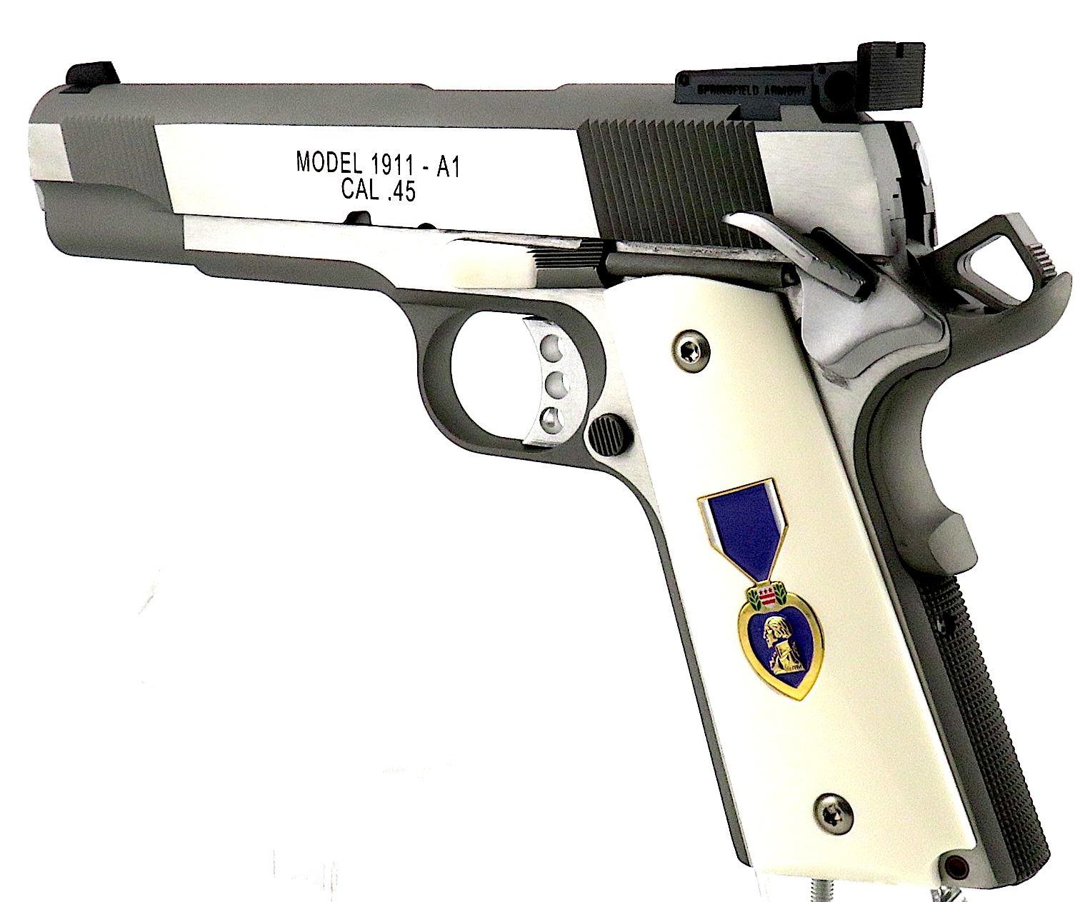 CA OK! SPRINGFIELD 1911 LOADED TARGET 45acp x2 7+1 MAGS SKU: PI9132LCA - Image 2