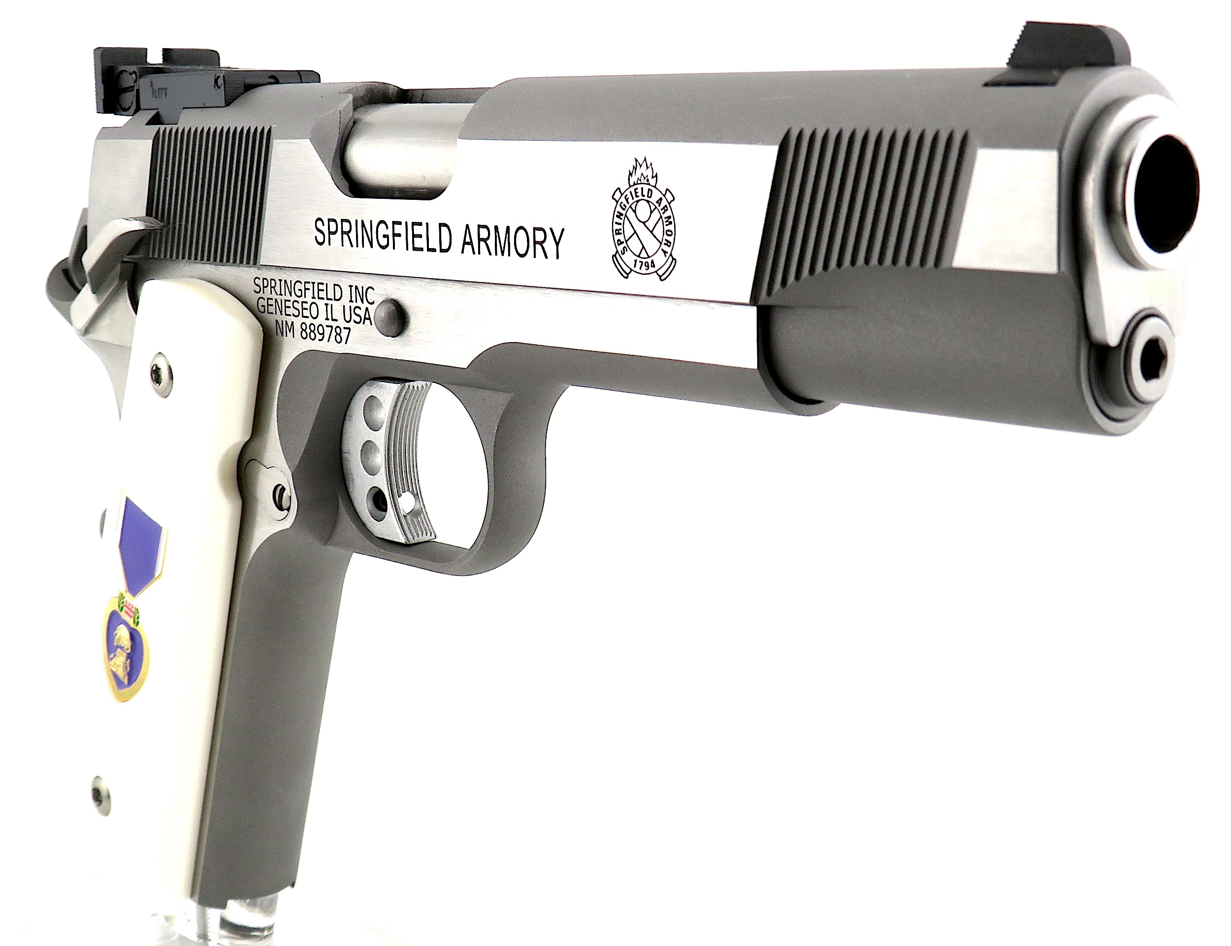 CA OK! SPRINGFIELD 1911 LOADED TARGET 45acp x2 7+1 MAGS SKU: PI9132LCA - Image 3