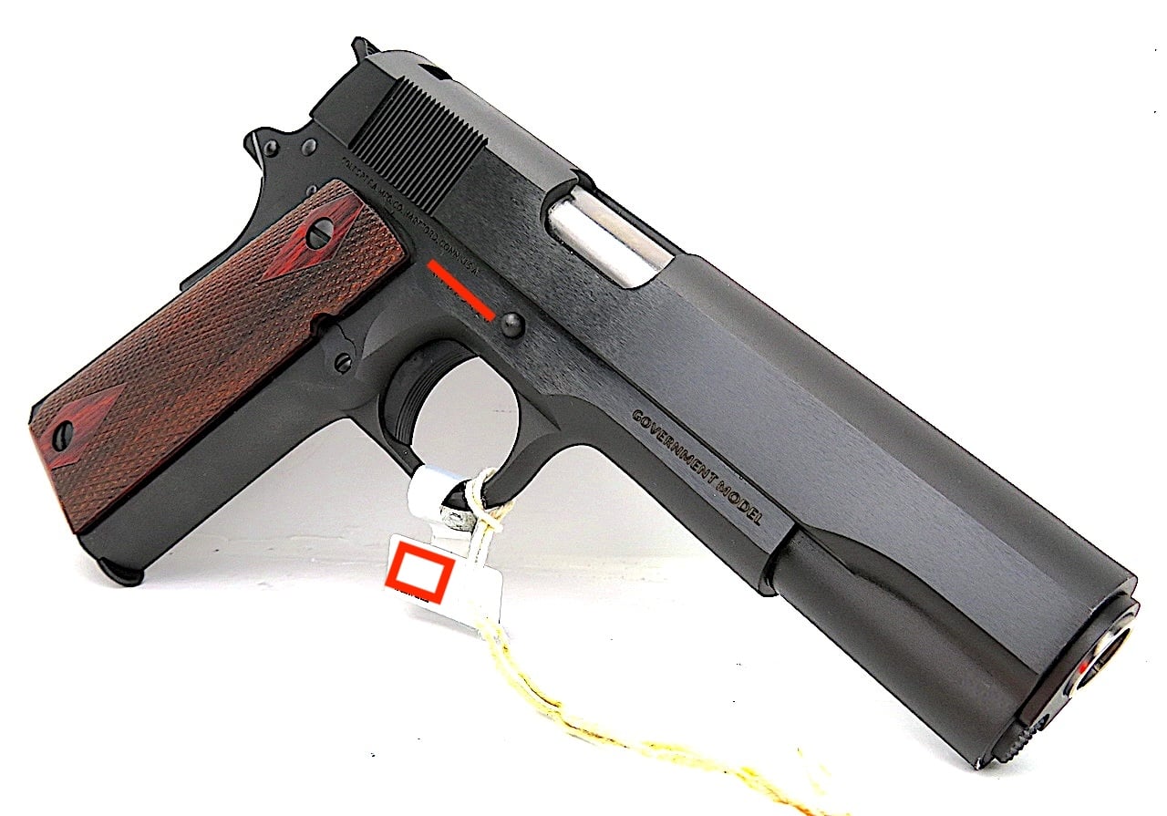 HARD TO GET, COLT 1911 ENGRAVERS MODEL NO ROLL MARKS .38 SUPER SKU