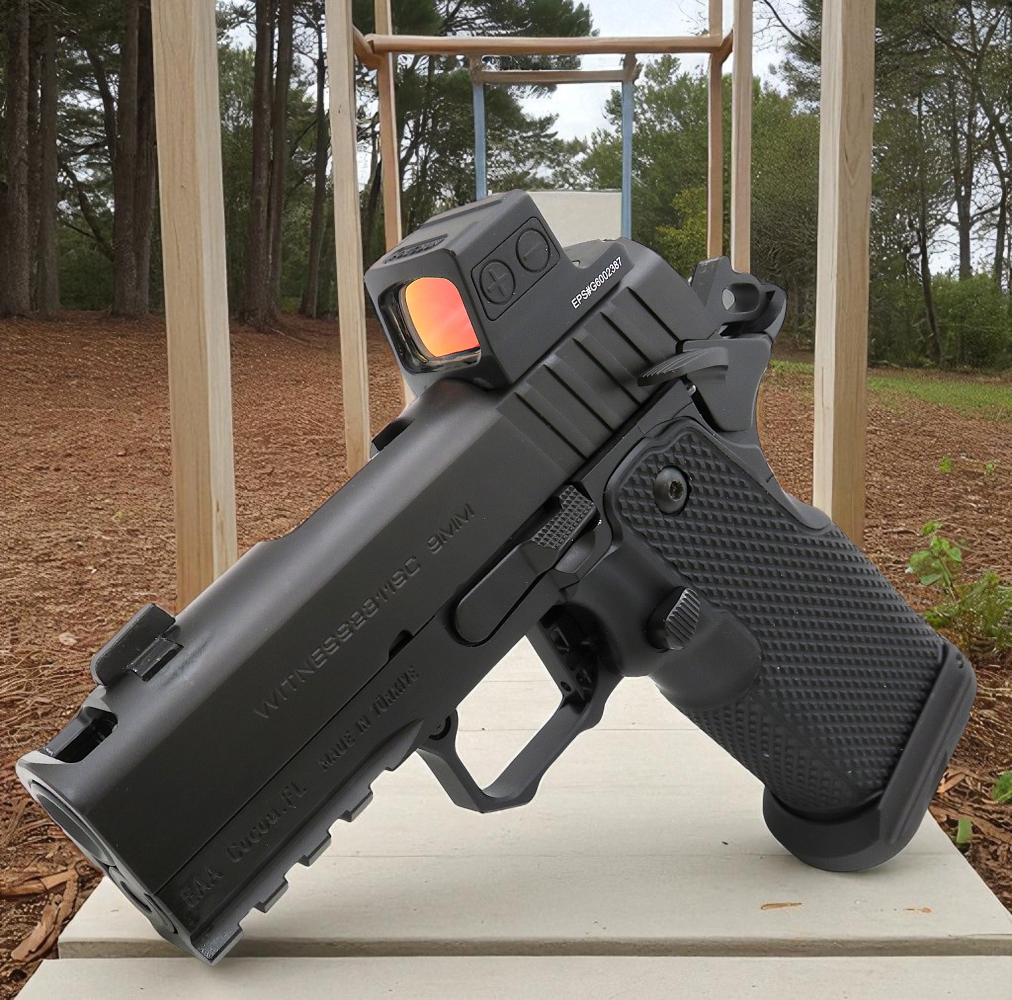 NEW MODIFIED EAA WITNESS 2311 BRAT CHUNK PORTED 3.4" 9mm SKU: 395037