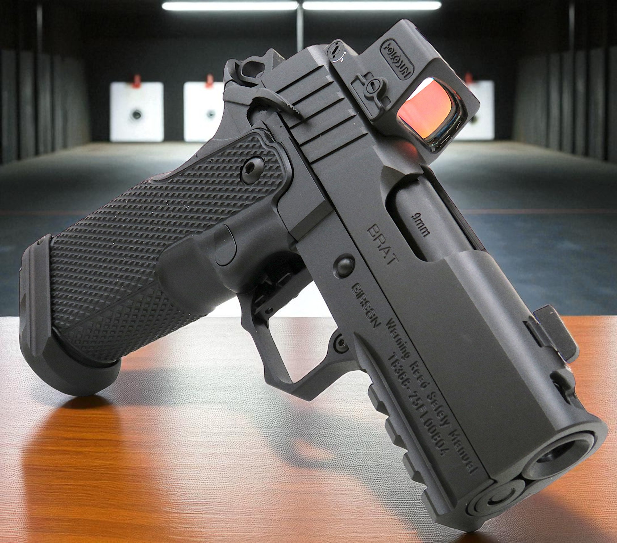 NEW MODIFIED EAA WITNESS 2311 BRAT CHUNK PORTED 3.4" 9mm SKU: 395037 - Image 2