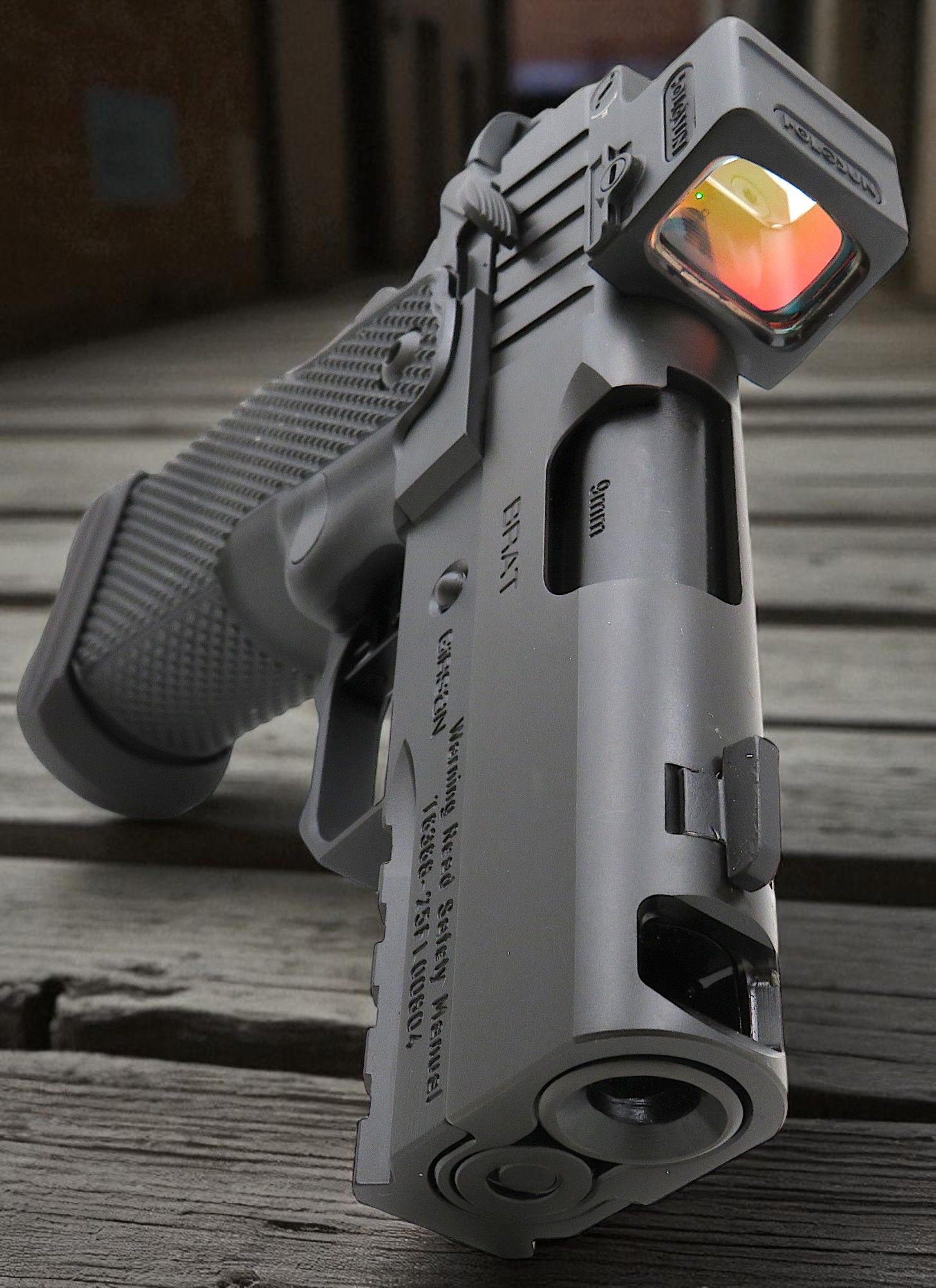 NEW MODIFIED EAA WITNESS 2311 BRAT CHUNK PORTED 3.4" 9mm SKU: 395037 - Image 7