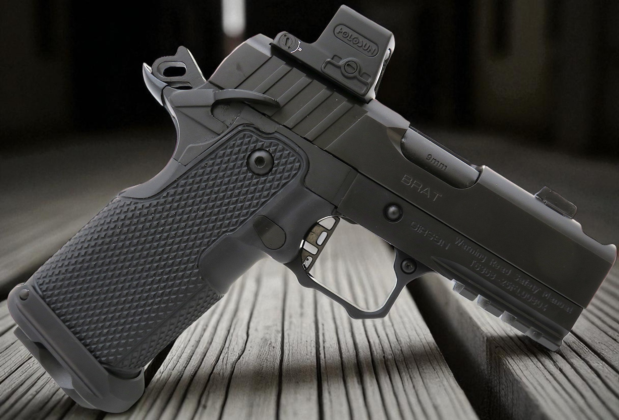 NEW MODIFIED EAA WITNESS 2311 BRAT CHUNK PORTED 3.4" 9mm SKU: 395037 - Image 9