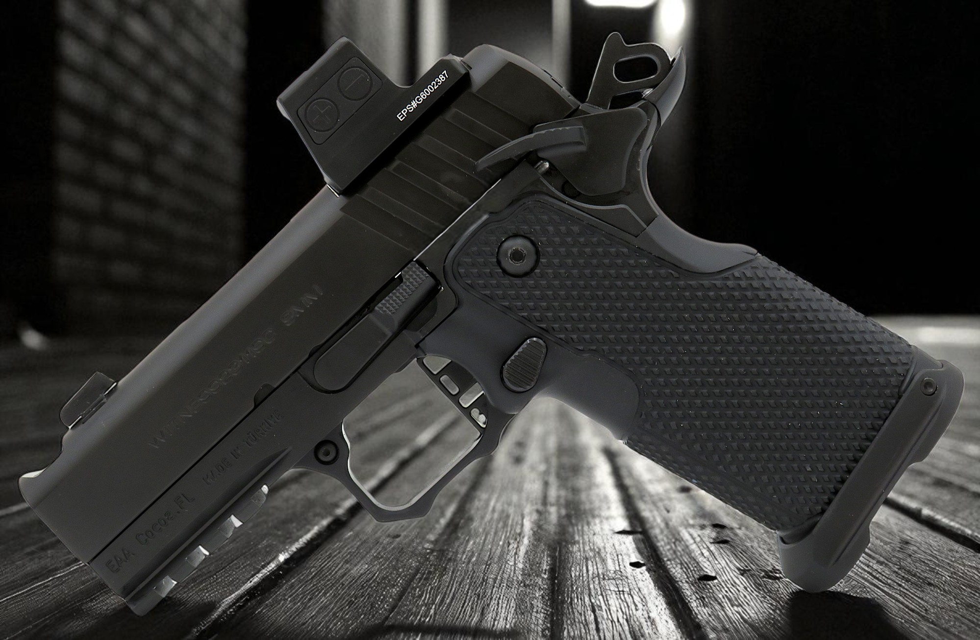 NEW MODIFIED EAA WITNESS 2311 BRAT CHUNK PORTED 3.4" 9mm SKU: 395037 - Image 12