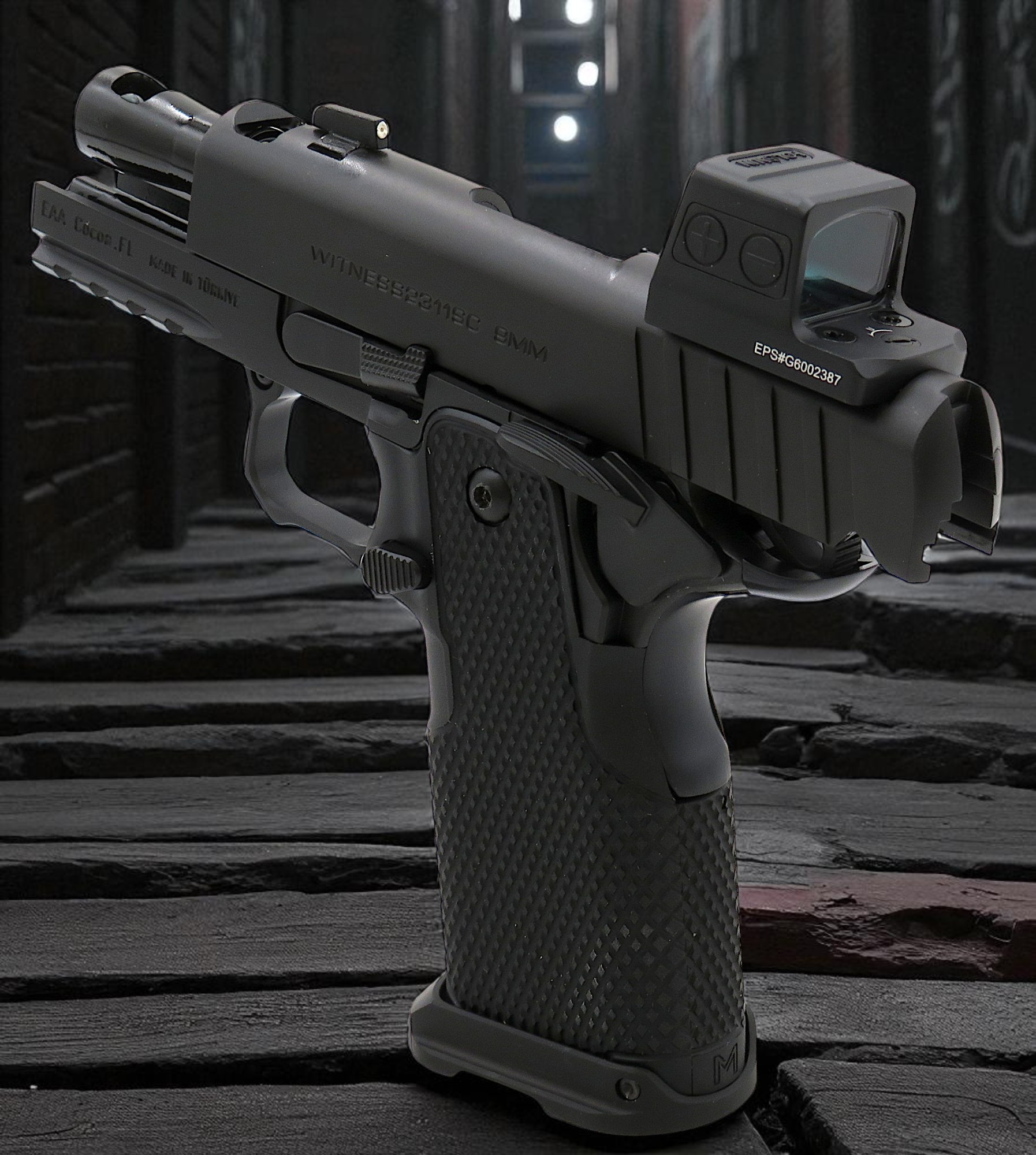 NEW MODIFIED EAA WITNESS 2311 BRAT CHUNK PORTED 3.4" 9mm SKU: 395037 - Image 16