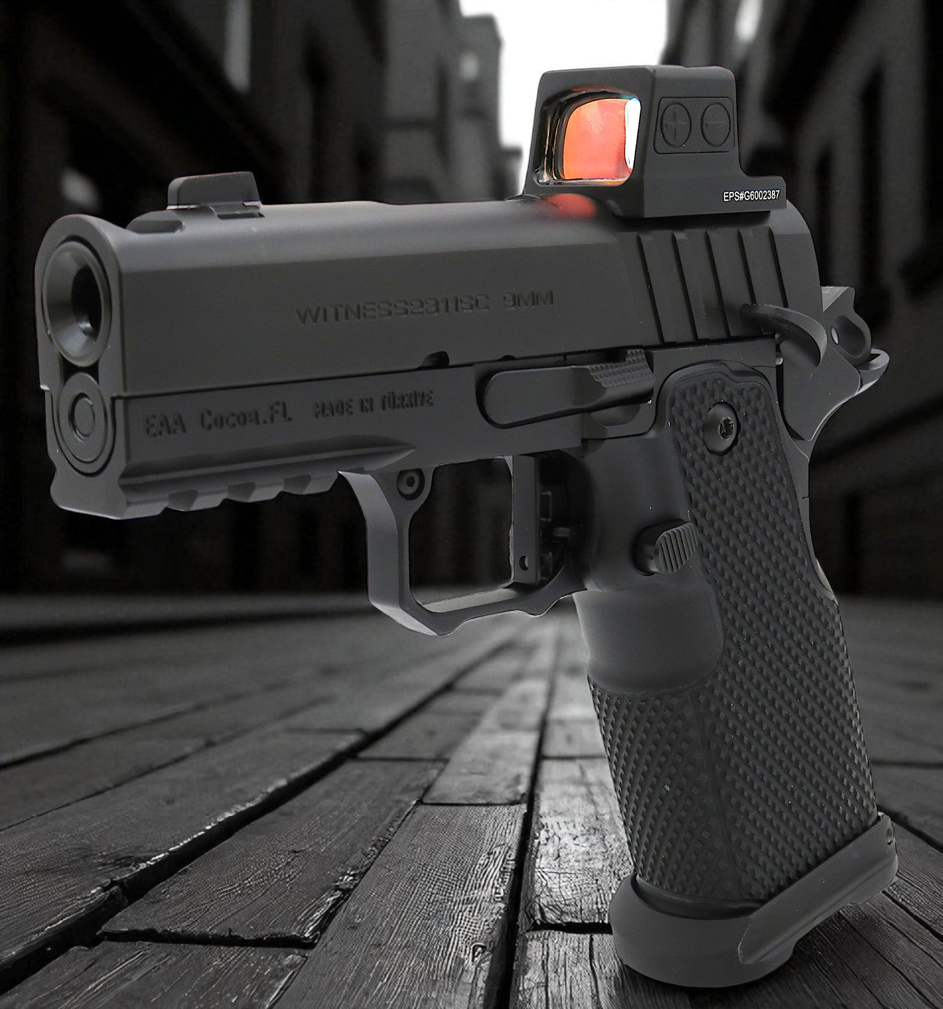 NEW MODIFIED EAA WITNESS 2311 BRAT CHUNK PORTED 3.4" 9mm SKU: 395037 - Image 18