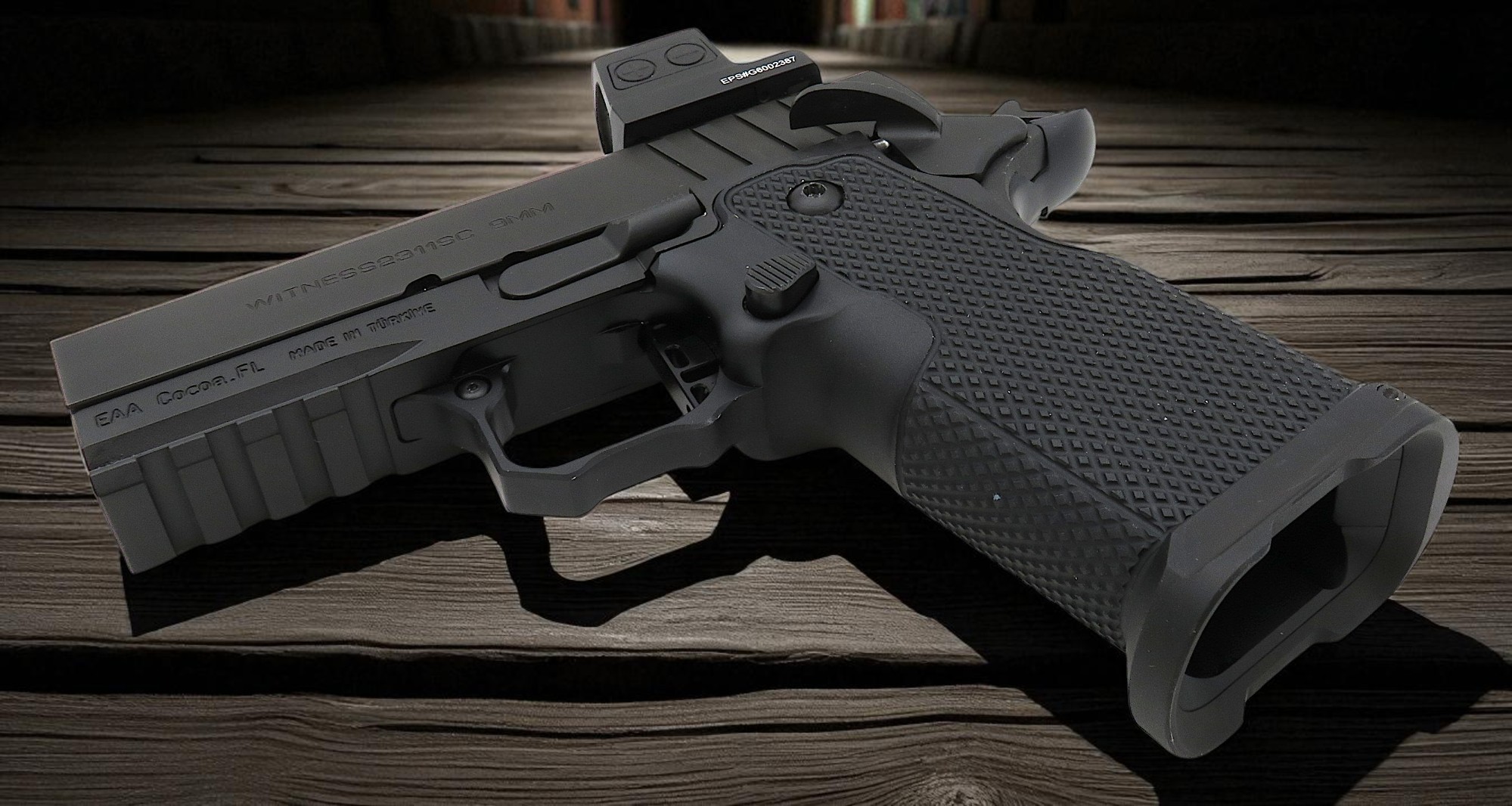 NEW MODIFIED EAA WITNESS 2311 BRAT CHUNK PORTED 3.4" 9mm SKU: 395037 - Image 20