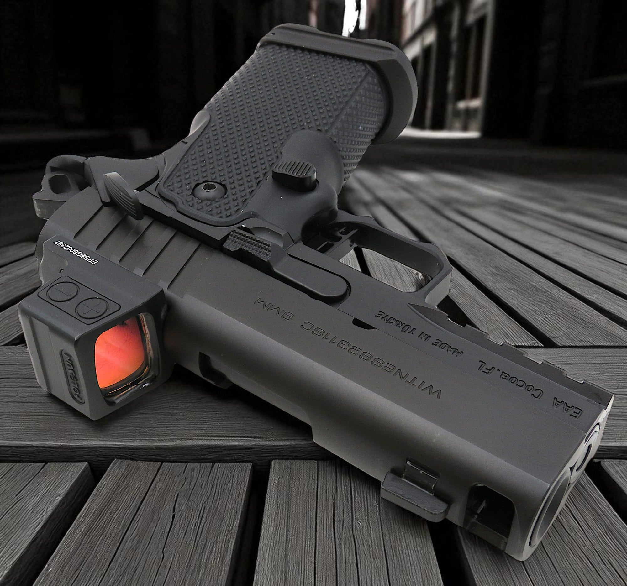 NEW MODIFIED EAA WITNESS 2311 BRAT CHUNK PORTED 3.4" 9mm SKU: 395037 - Image 21