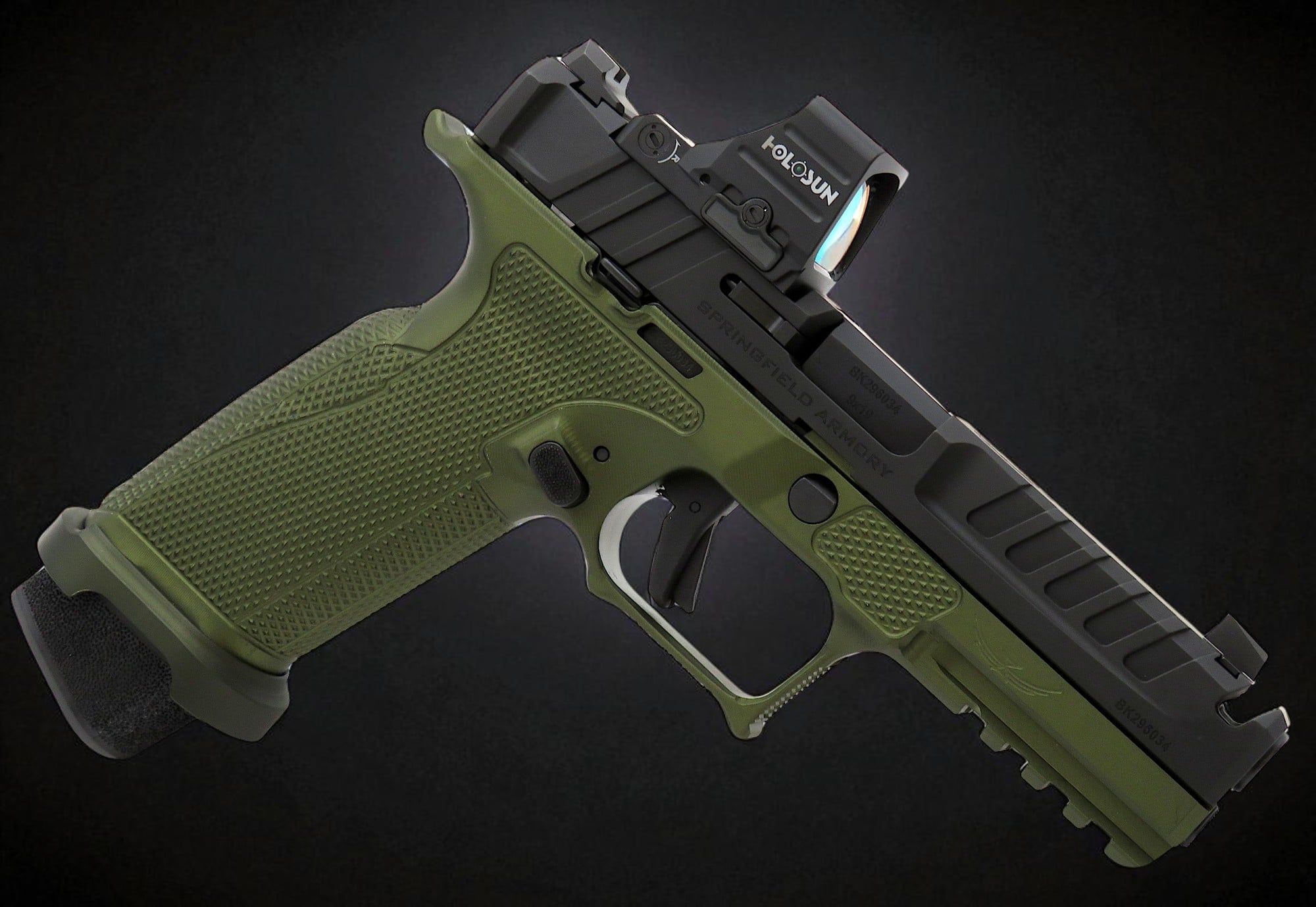 Modified New Springfield Armory Echelon Chunk Port w/ Icarus Frame, Magwell 4.5" 9mm - Image 6