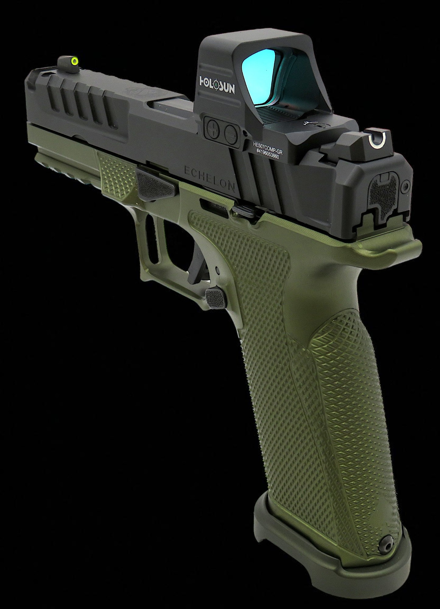 Modified New Springfield Armory Echelon Chunk Port w/ Icarus Frame, Magwell 4.5" 9mm - Image 8