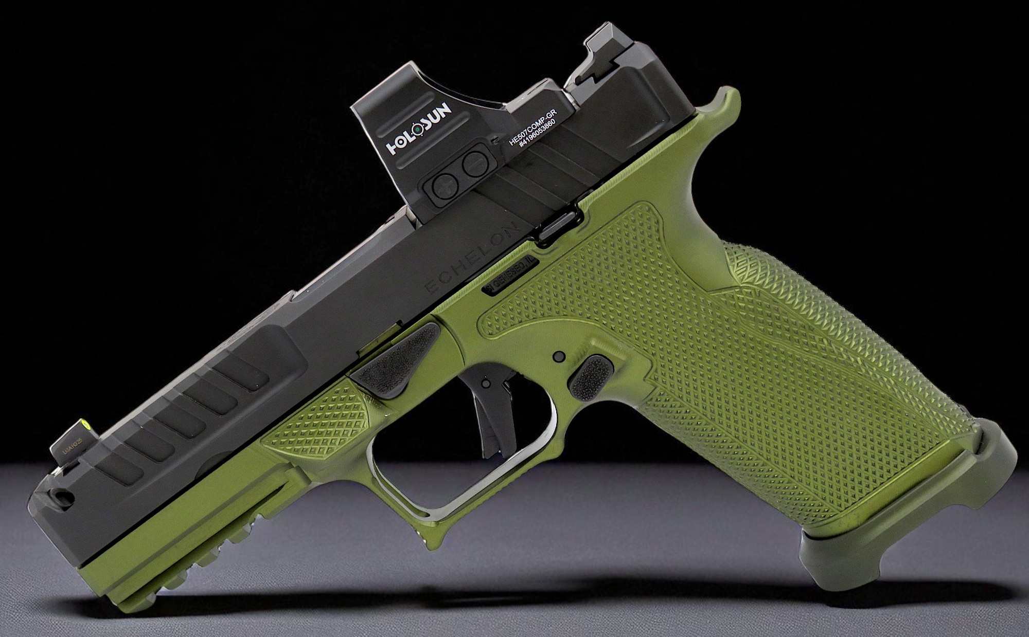 Modified New Springfield Armory Echelon Chunk Port w/ Icarus Frame, Magwell 4.5" 9mm - Image 12
