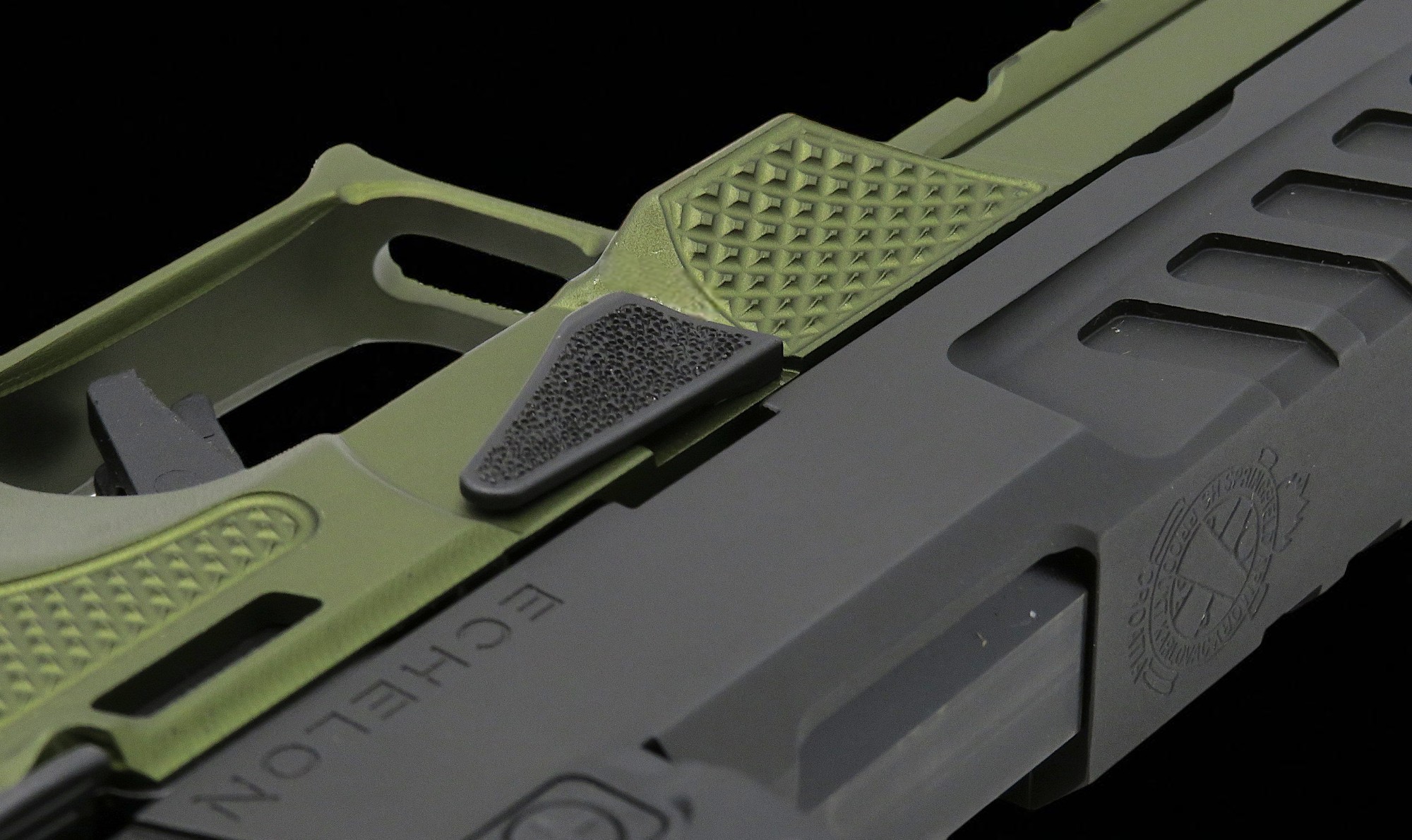 Modified New Springfield Armory Echelon Chunk Port w/ Icarus Frame, Magwell 4.5" 9mm - Image 14