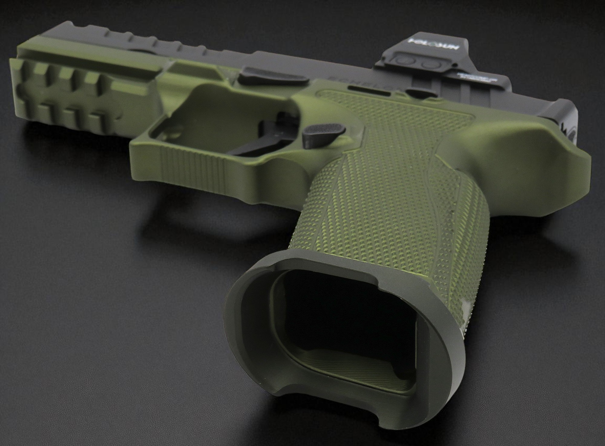 Modified New Springfield Armory Echelon Chunk Port w/ Icarus Frame, Magwell 4.5" 9mm - Image 15