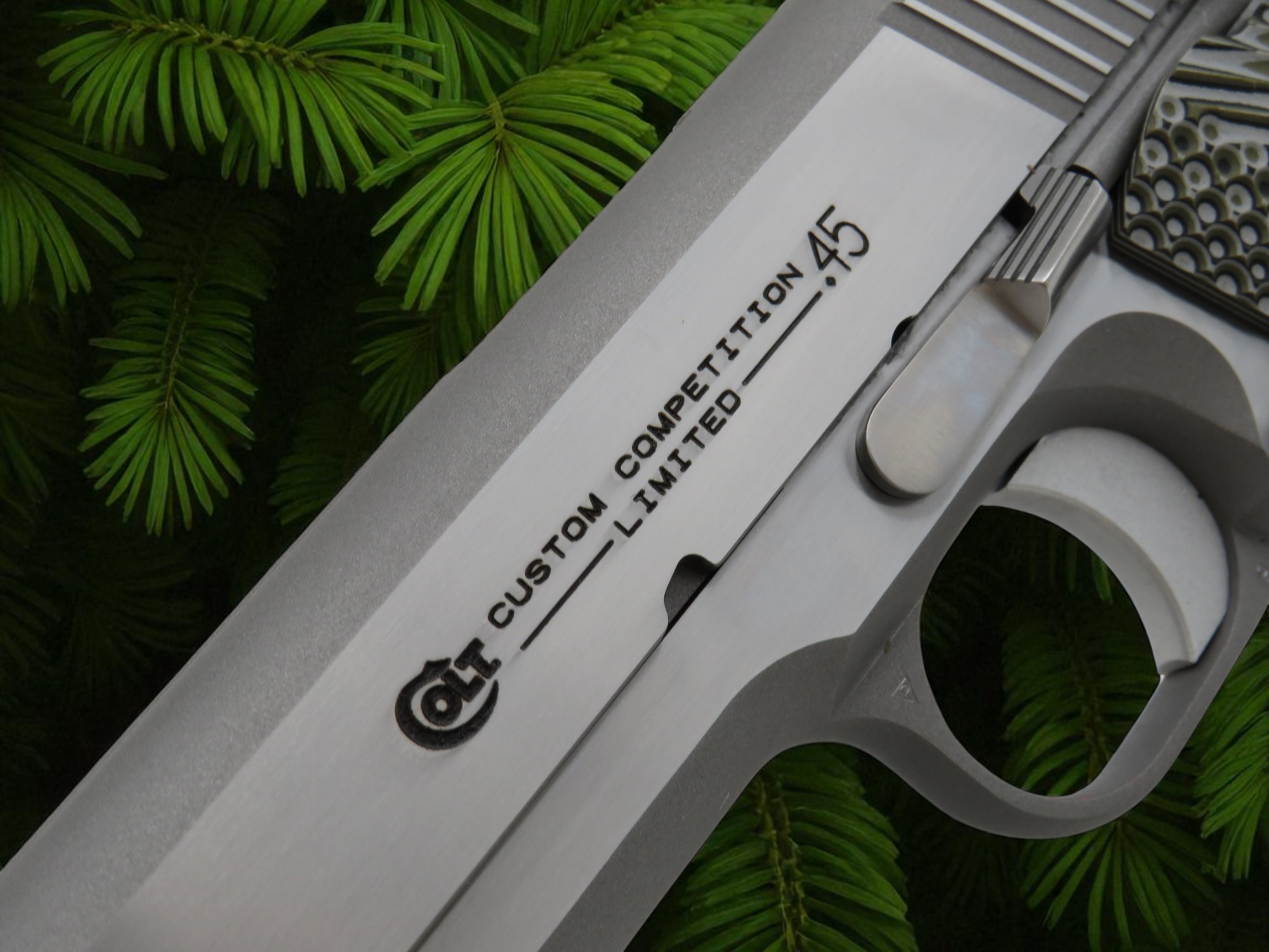 COLT CUSTOM SHOP 1911 COMPETITION STAINLESS 45acp SKU: o1070CS - Image 5