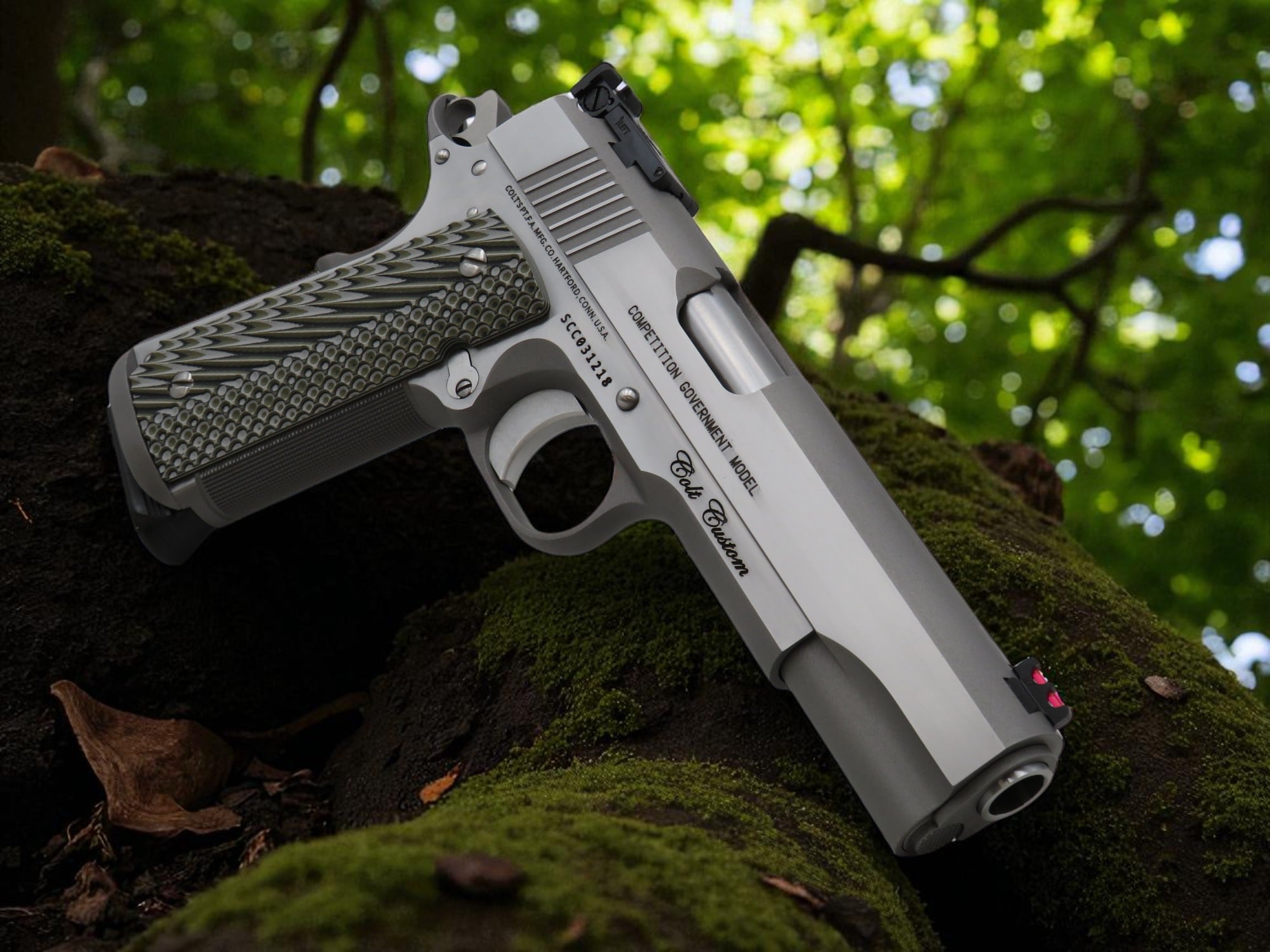COLT CUSTOM SHOP 1911 COMPETITION STAINLESS 45acp SKU: o1070CS - Image 3