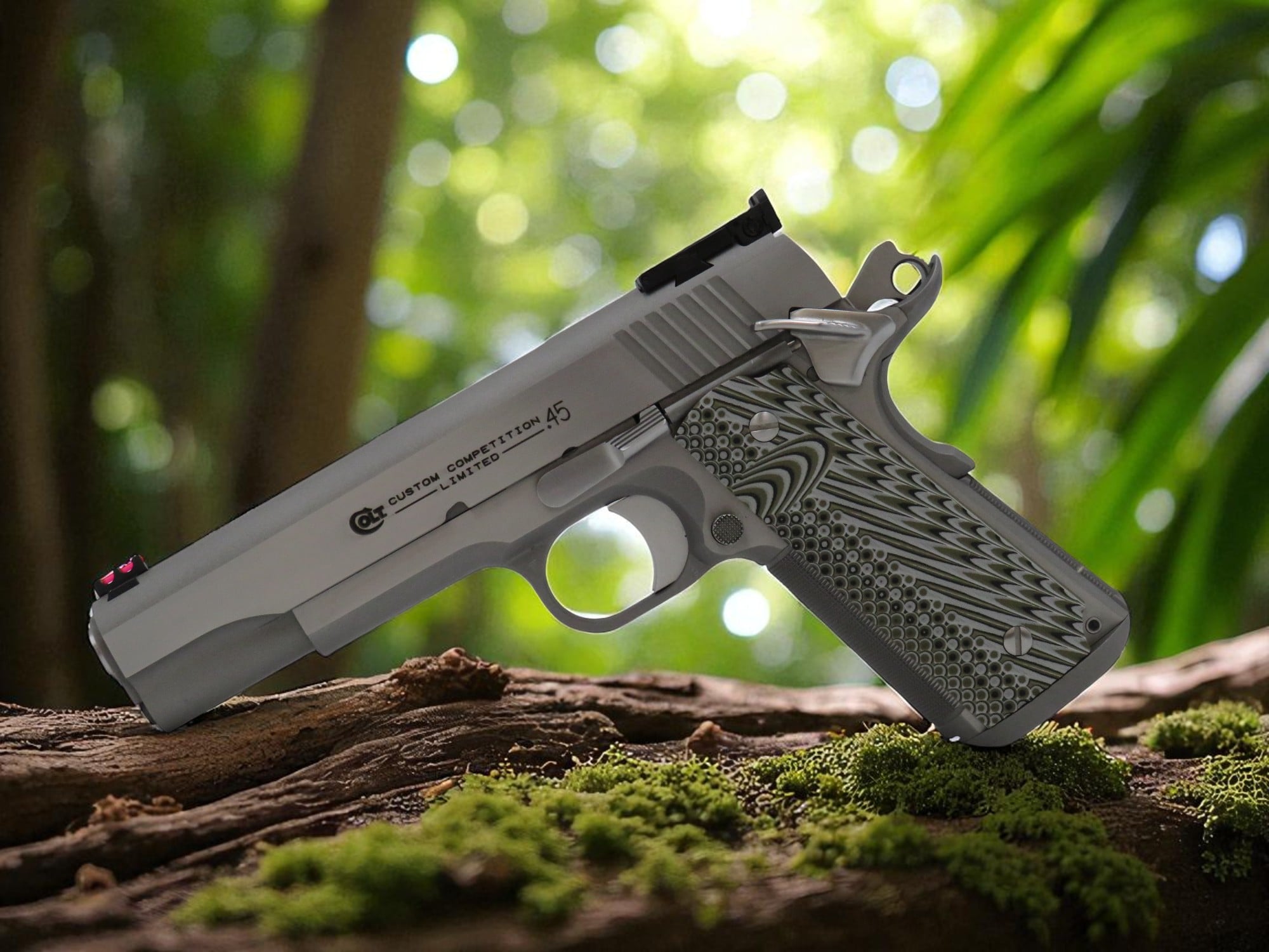 COLT CUSTOM SHOP 1911 COMPETITION STAINLESS 45acp SKU: o1070CS - Image 10