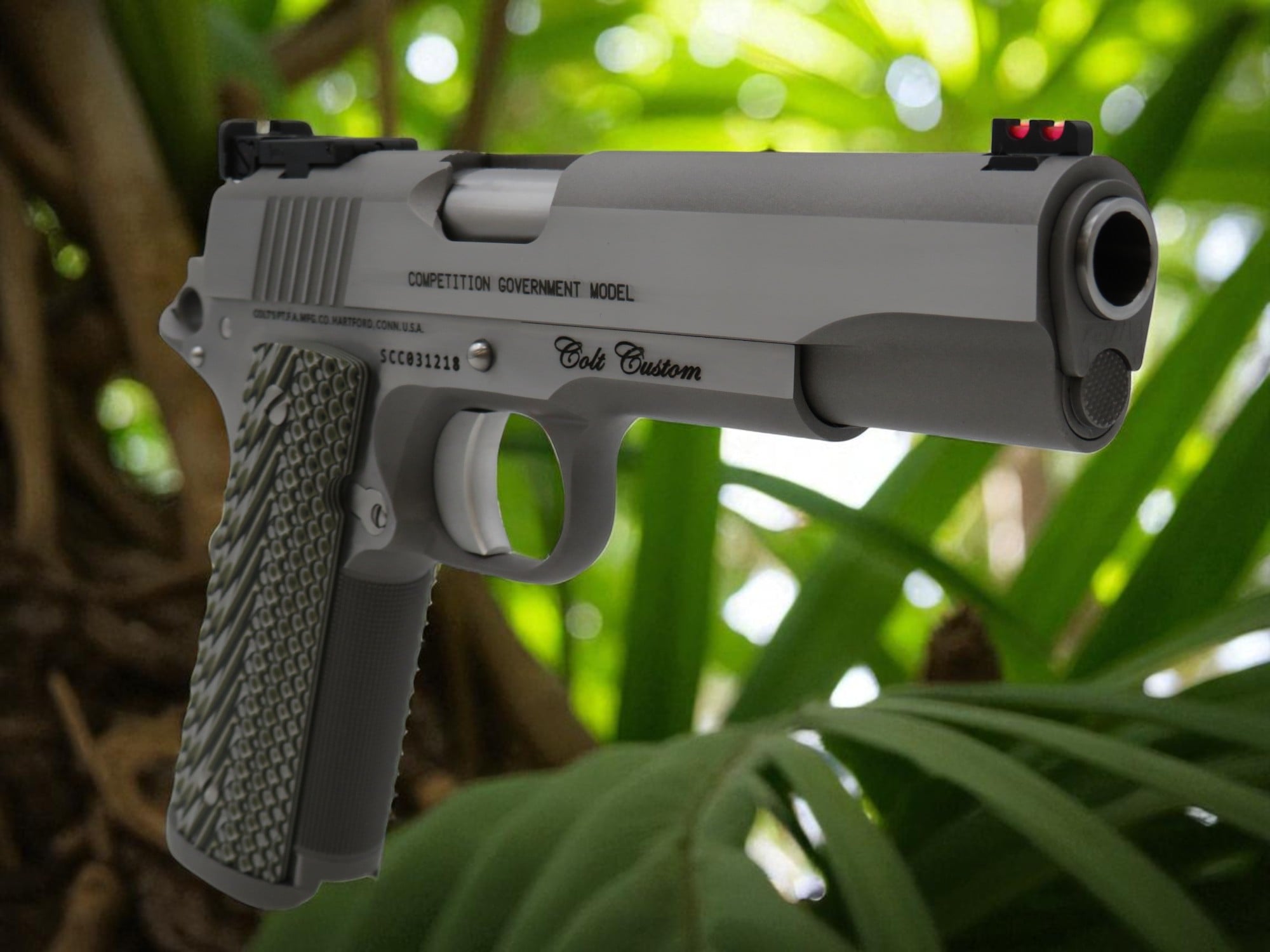 COLT CUSTOM SHOP 1911 COMPETITION STAINLESS 45acp SKU: o1070CS - Image 11