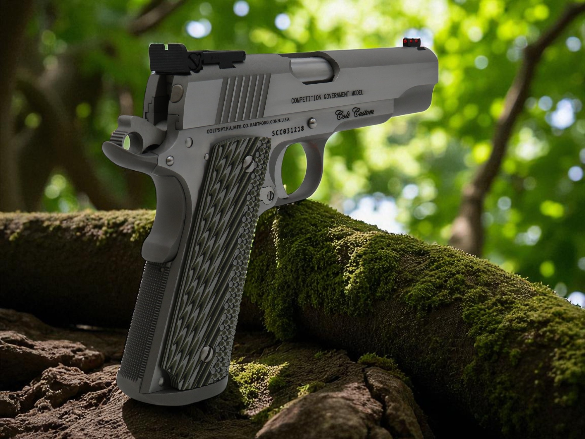 COLT CUSTOM SHOP 1911 COMPETITION STAINLESS 45acp SKU: o1070CS - Image 12