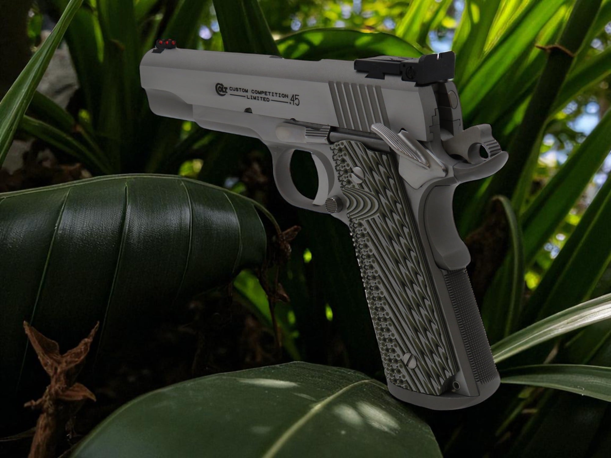 COLT CUSTOM SHOP 1911 COMPETITION STAINLESS 45acp SKU: o1070CS - Image 13
