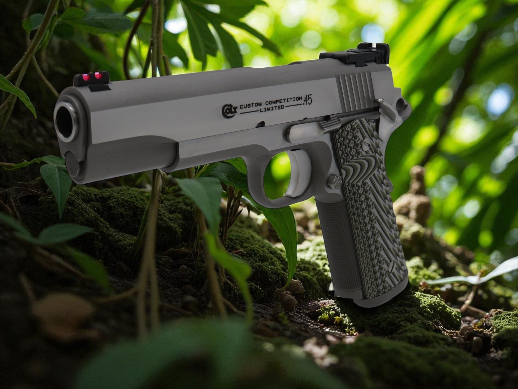 COLT CUSTOM SHOP 1911 COMPETITION STAINLESS 45acp SKU: o1070CS - Image 14