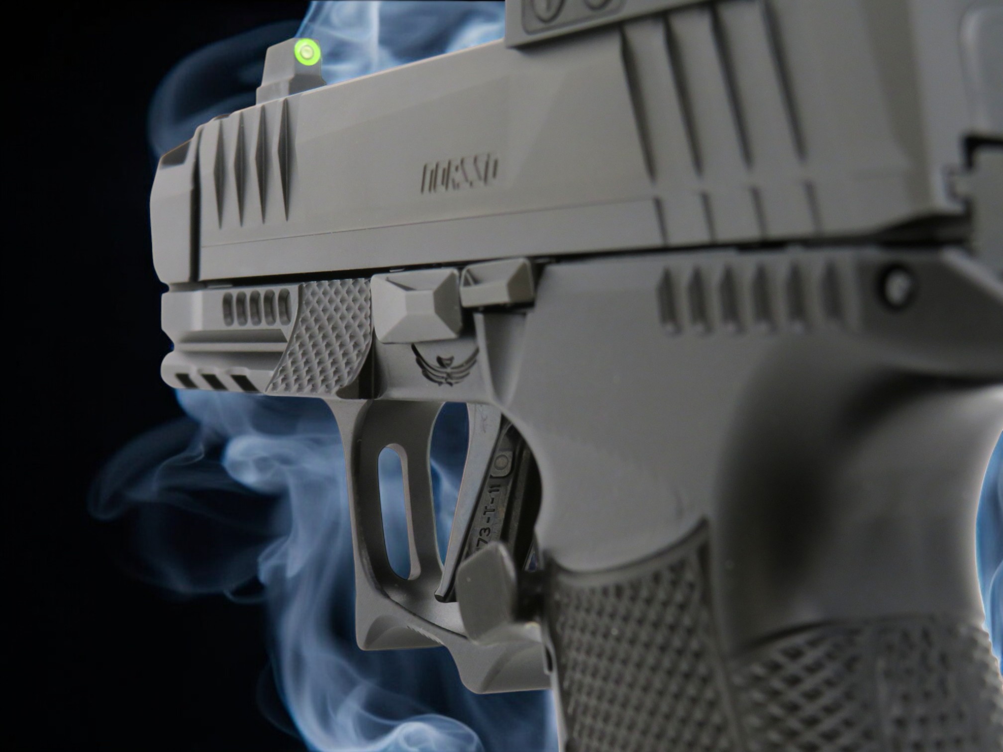 SK Sig P365/X Custom Works with Radian RamJet (GRAY), Norsso Spec Ops Slide, Icarus Frame and More - Image 15