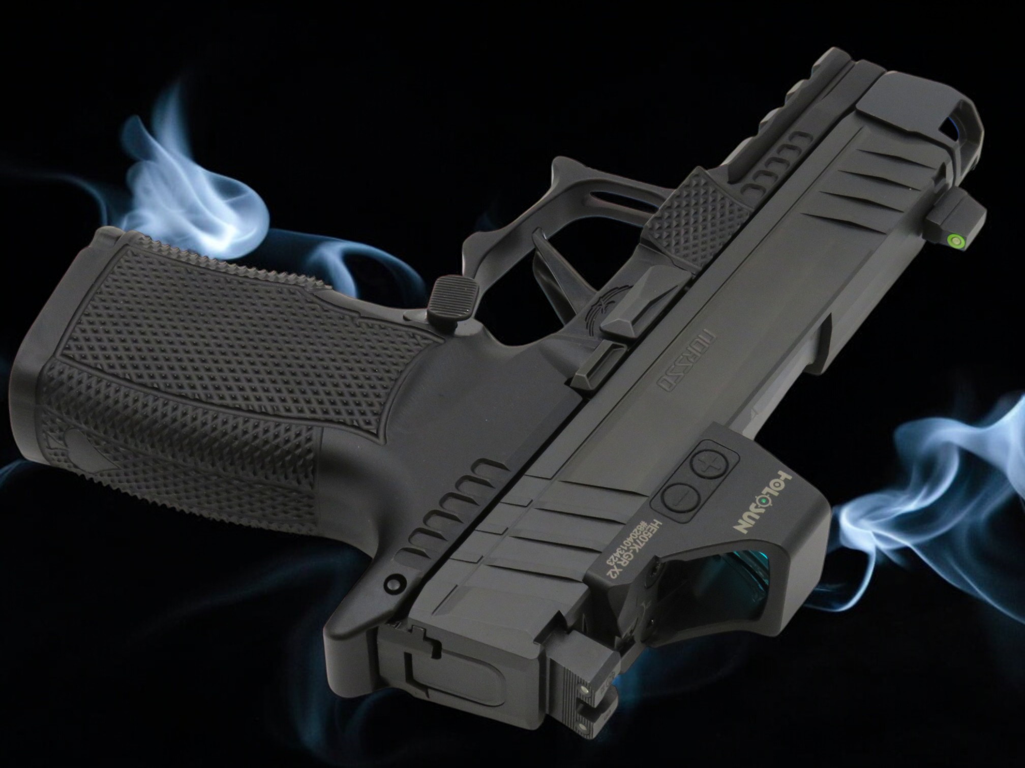 SK Sig P365/X Custom Works with Radian RamJet (GRAY), Norsso Spec Ops Slide, Icarus Frame and More - Image 8