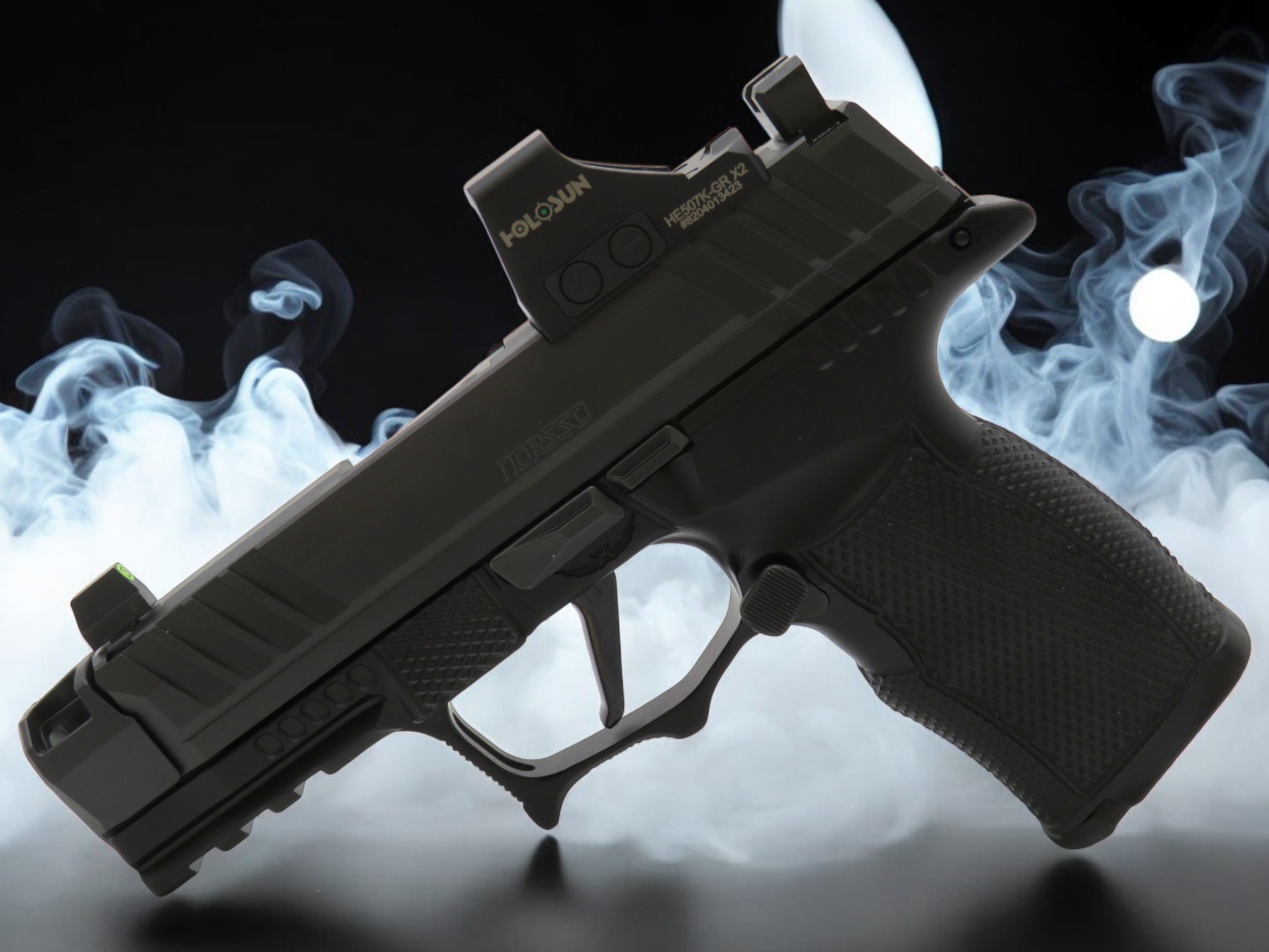 SK Sig P365/X Custom Works with Radian RamJet (GRAY), Norsso Spec Ops Slide, Icarus Frame and More - Image 7