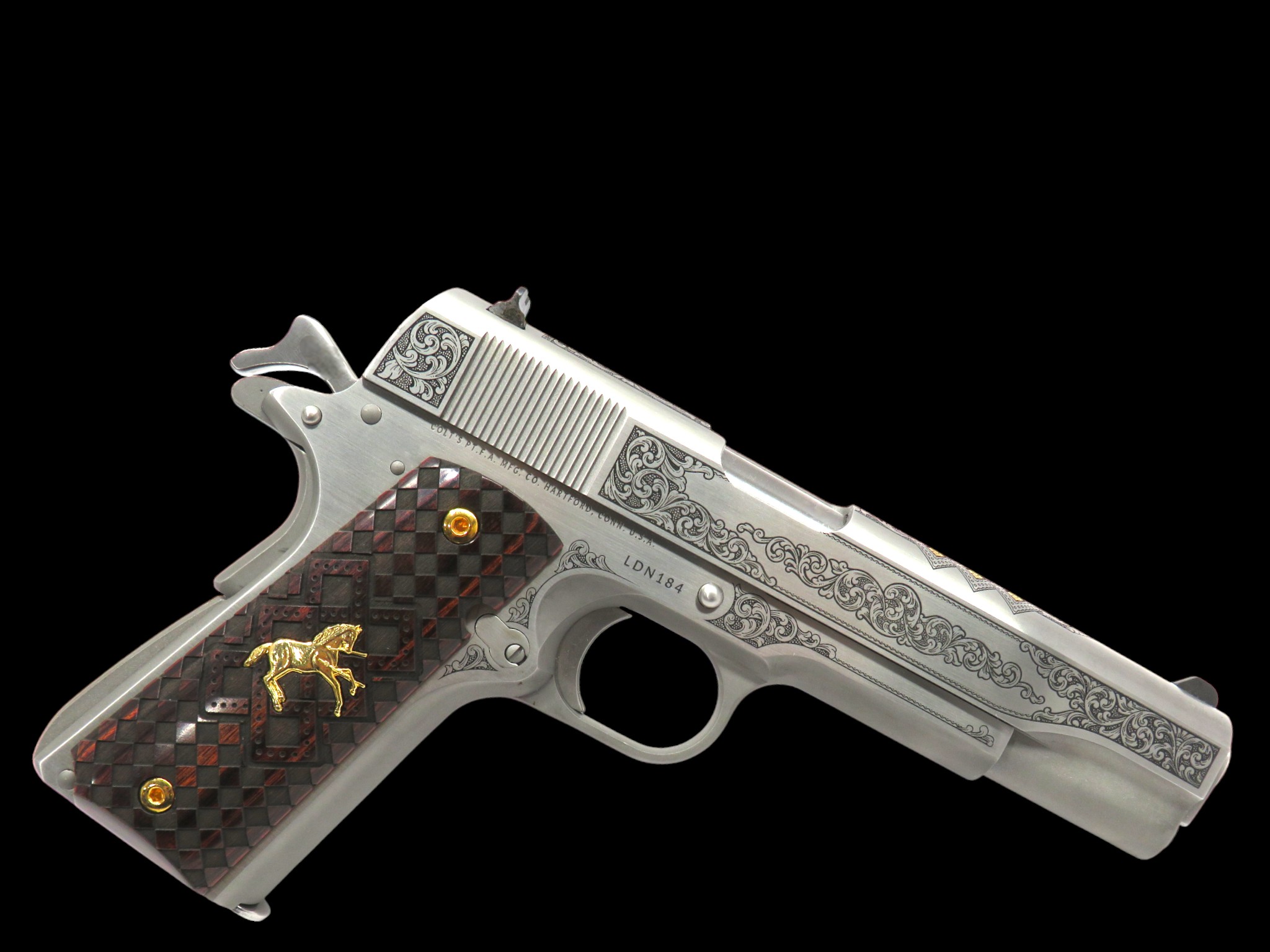 Rare Colt 1911 TALO 45acp #184 of 500 Louis Daniel Nimschke - Image 7