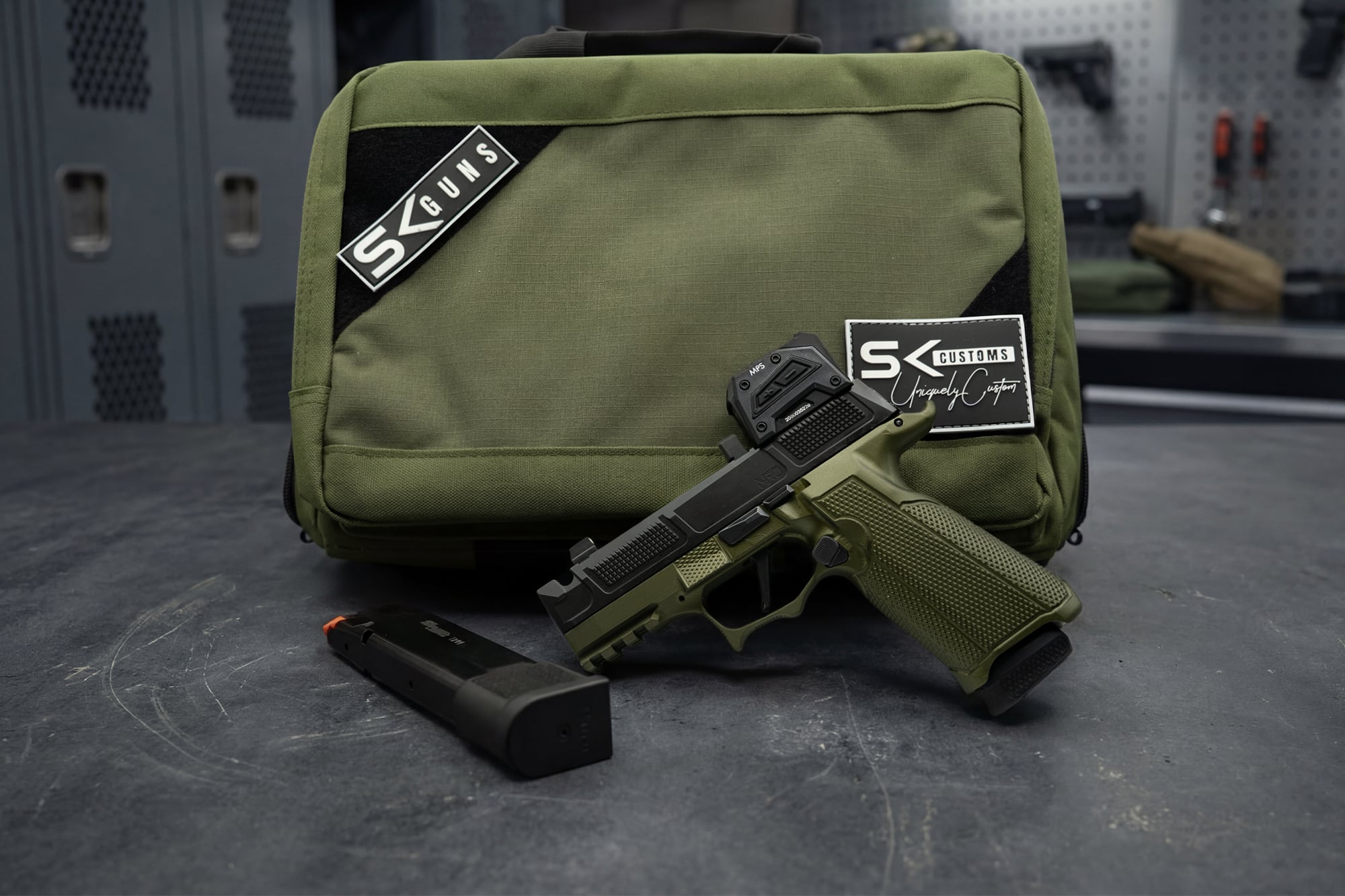 AIMPOINT ACRO/STEINER MPS – SK ACE 311 P365X MACRO COMP with 2011 GRIP -ODG