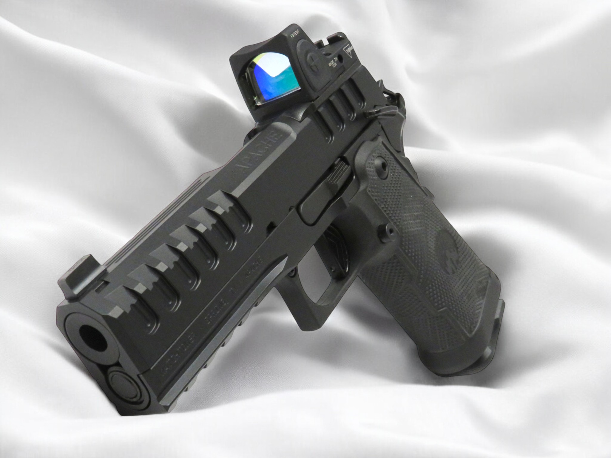 NOW SHIPPING! WATCHTOWER FIREARMS APACHE COMMANDER 9MM SKU: APACHE-9MM-CMNDR-BLK