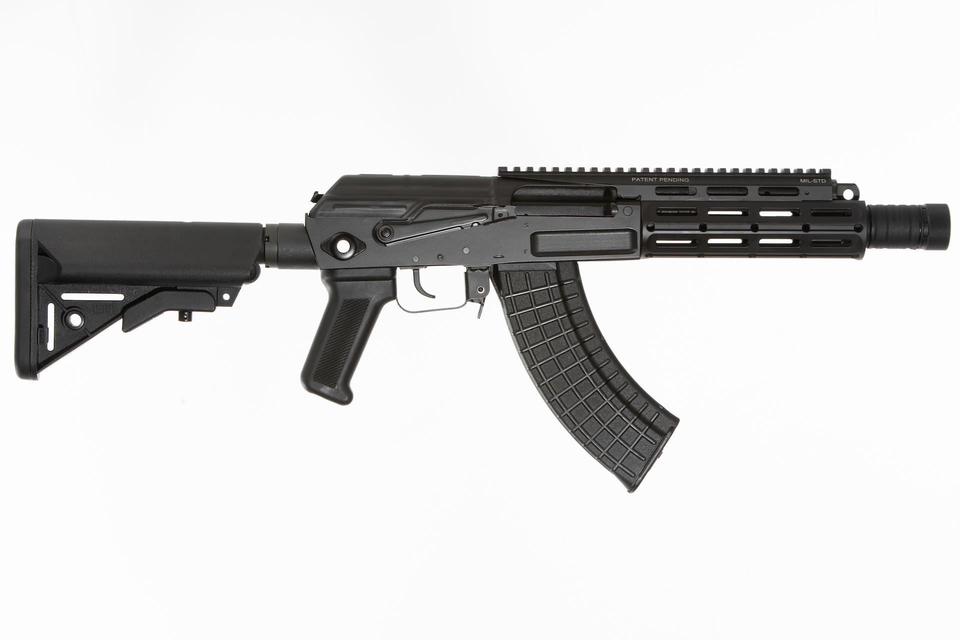 Arsenal SASM7K 7.62x39mm Semi-Automatic AK-20 SBR Includes TWO