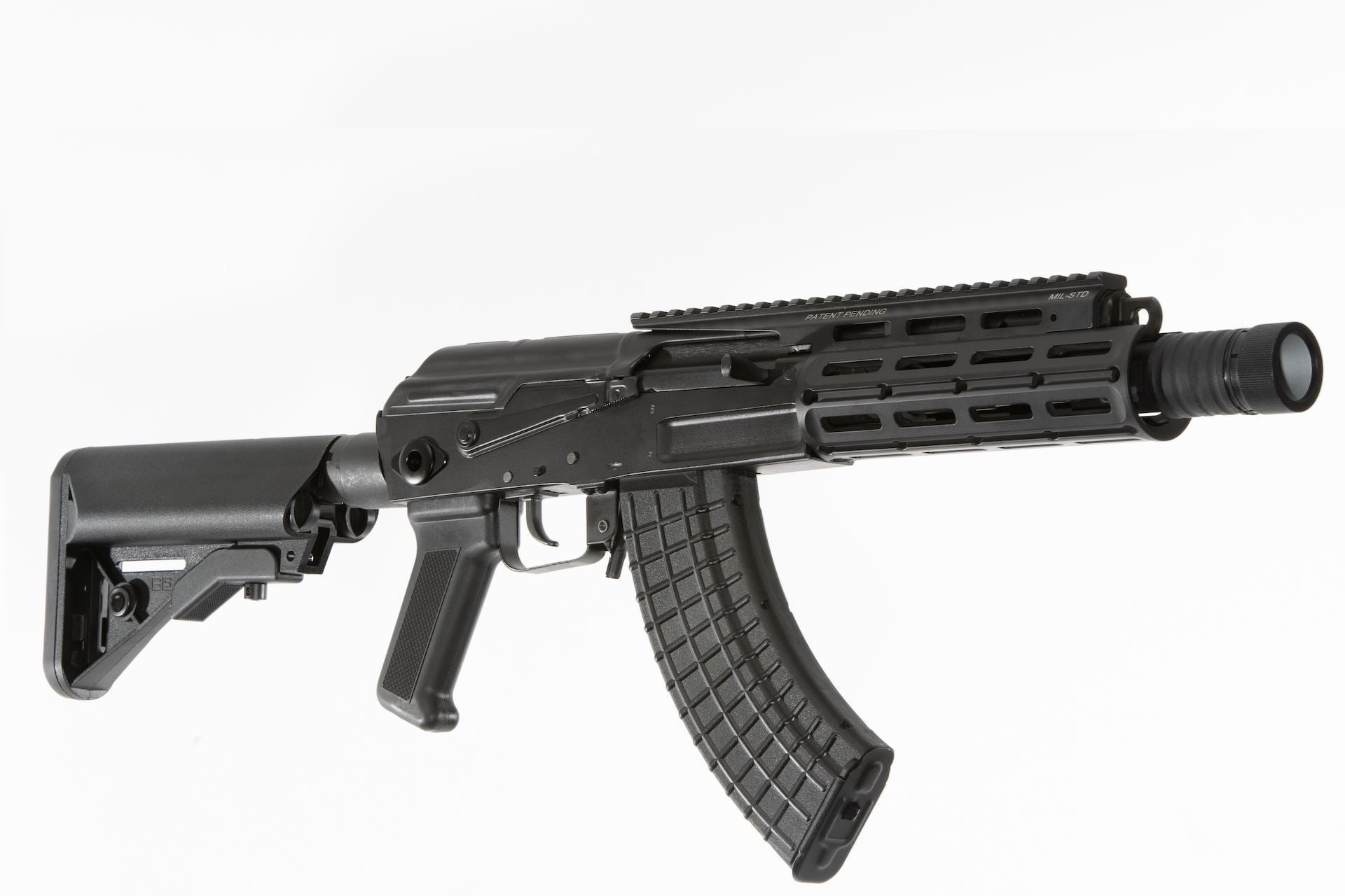 Arsenal SASM7K 7.62x39mm Semi-Automatic AK-20 SBR Includes TWO