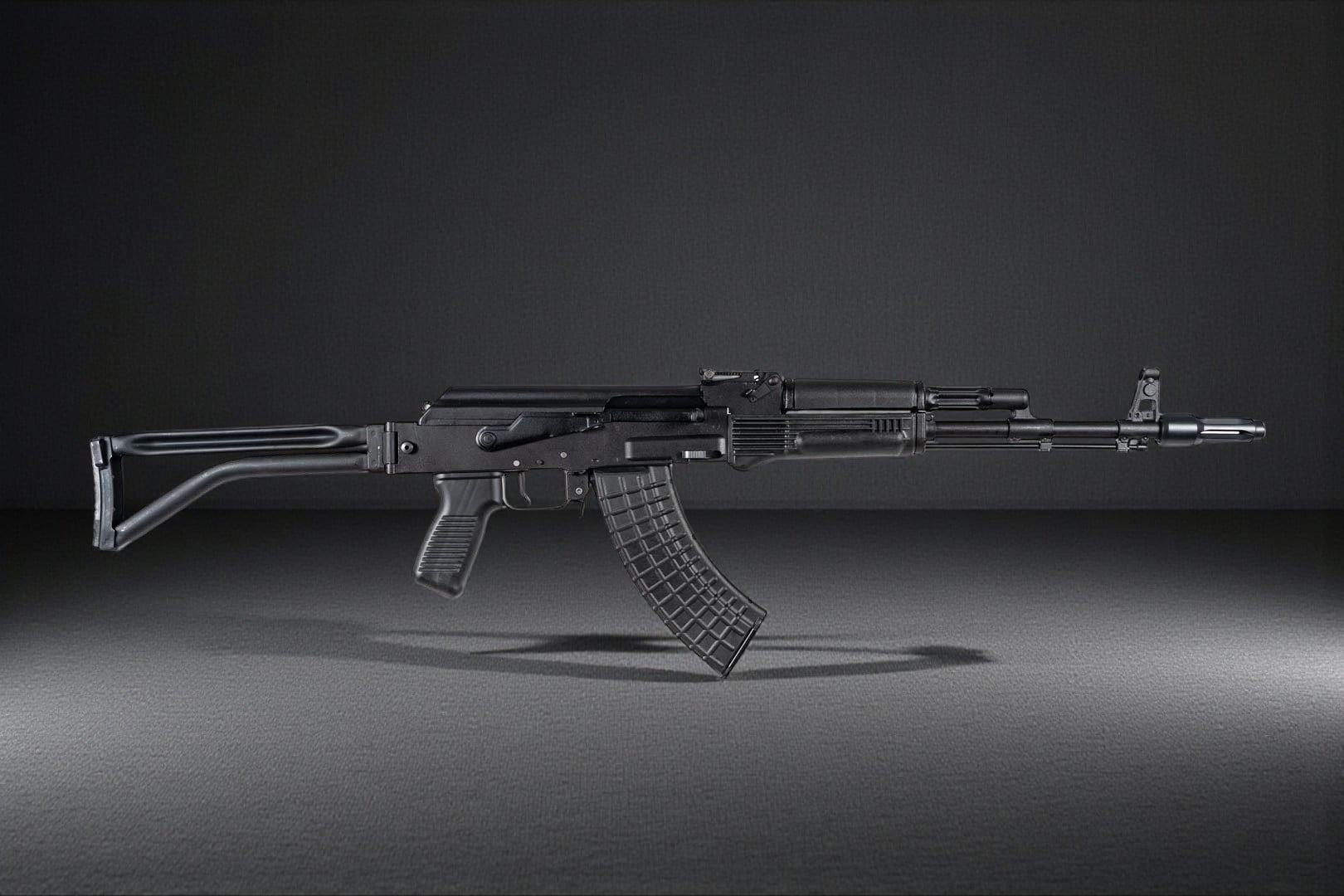 Arsenal SAM7SF 7.62x39mm Semi-Auto Side Folding AK47 Rifle Flash Hider with TWO FREE 30rd CIRCLE 10 MAGS