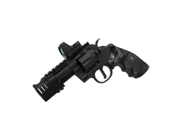 Custom Colt Python 3" Compensated, Pic Rail, RMR Red Dot and Mount ...