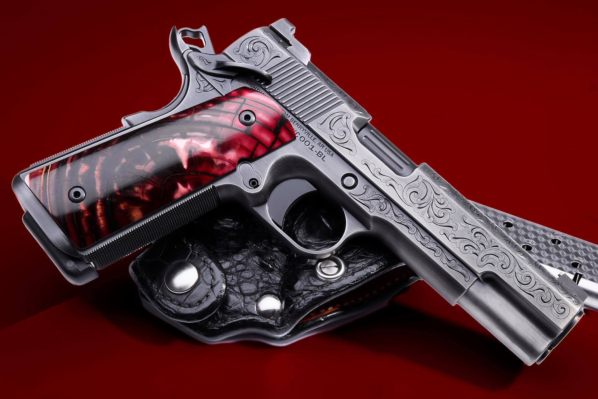 Limited Edition Nighthawk Custom SKC VIP "FIRE" 1911 45acp - Image 2