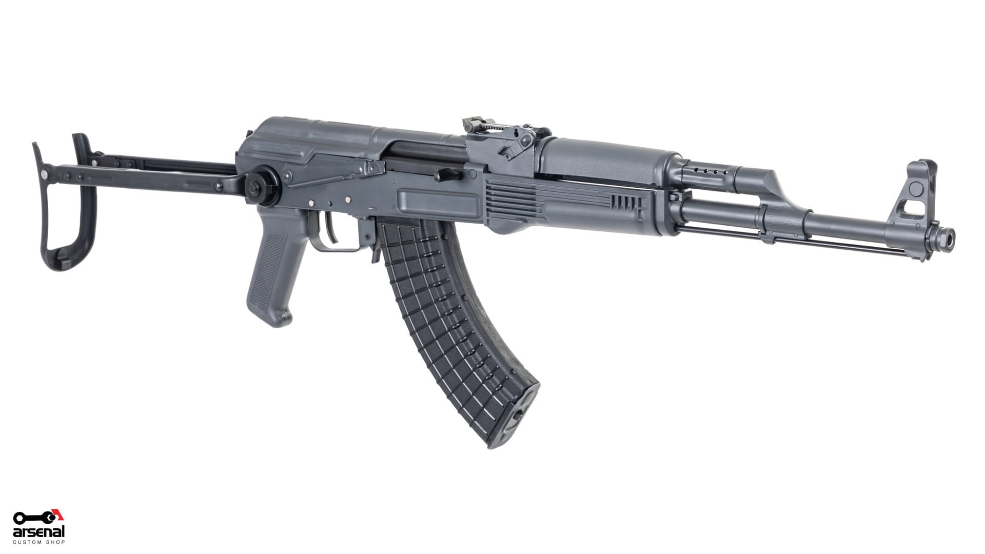 ARSENAL SAS M-7 Classic Under-Folder in GREY AK-47 7.62x39 16" Barrel Includes TWO FREE 30rd CIRCLE 10 MAGS - Image 4