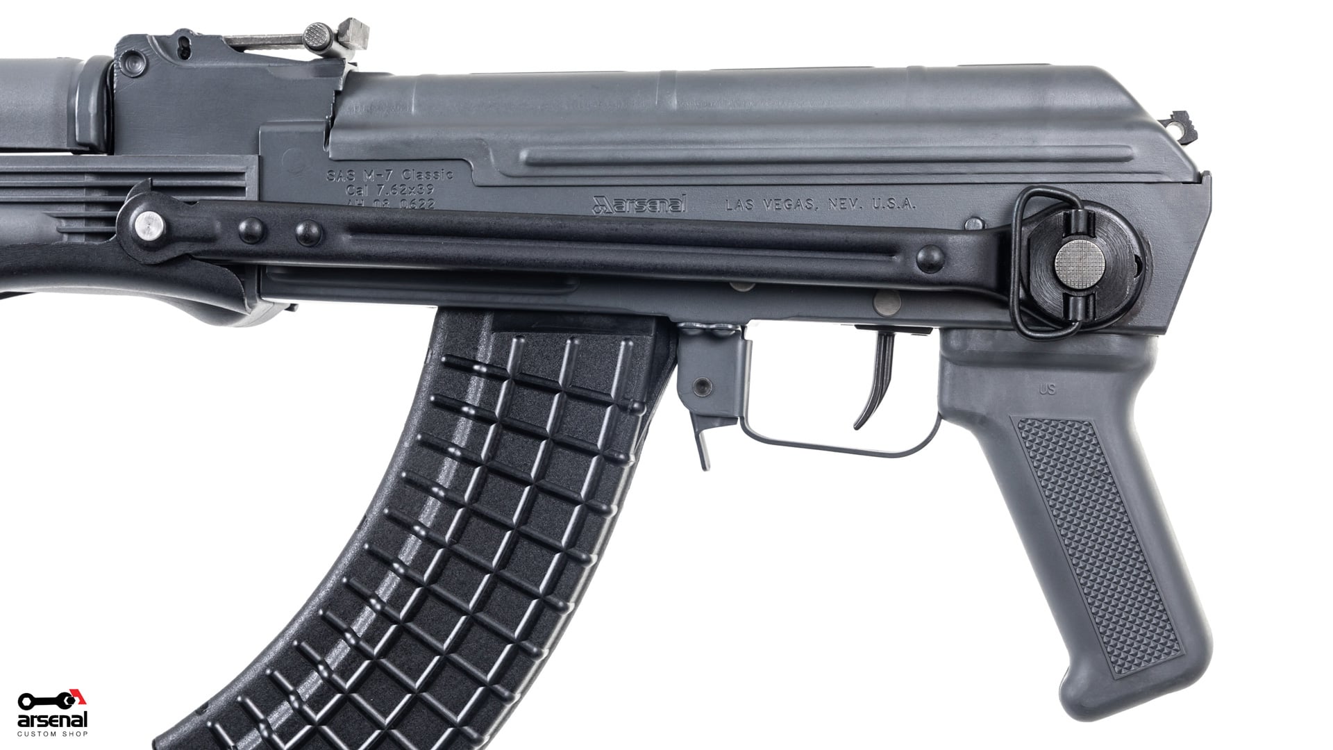 ARSENAL SAS M-7 Classic Under-Folder in GREY AK-47 7.62x39 16" Barrel Includes TWO FREE 30rd CIRCLE 10 MAGS - Image 11