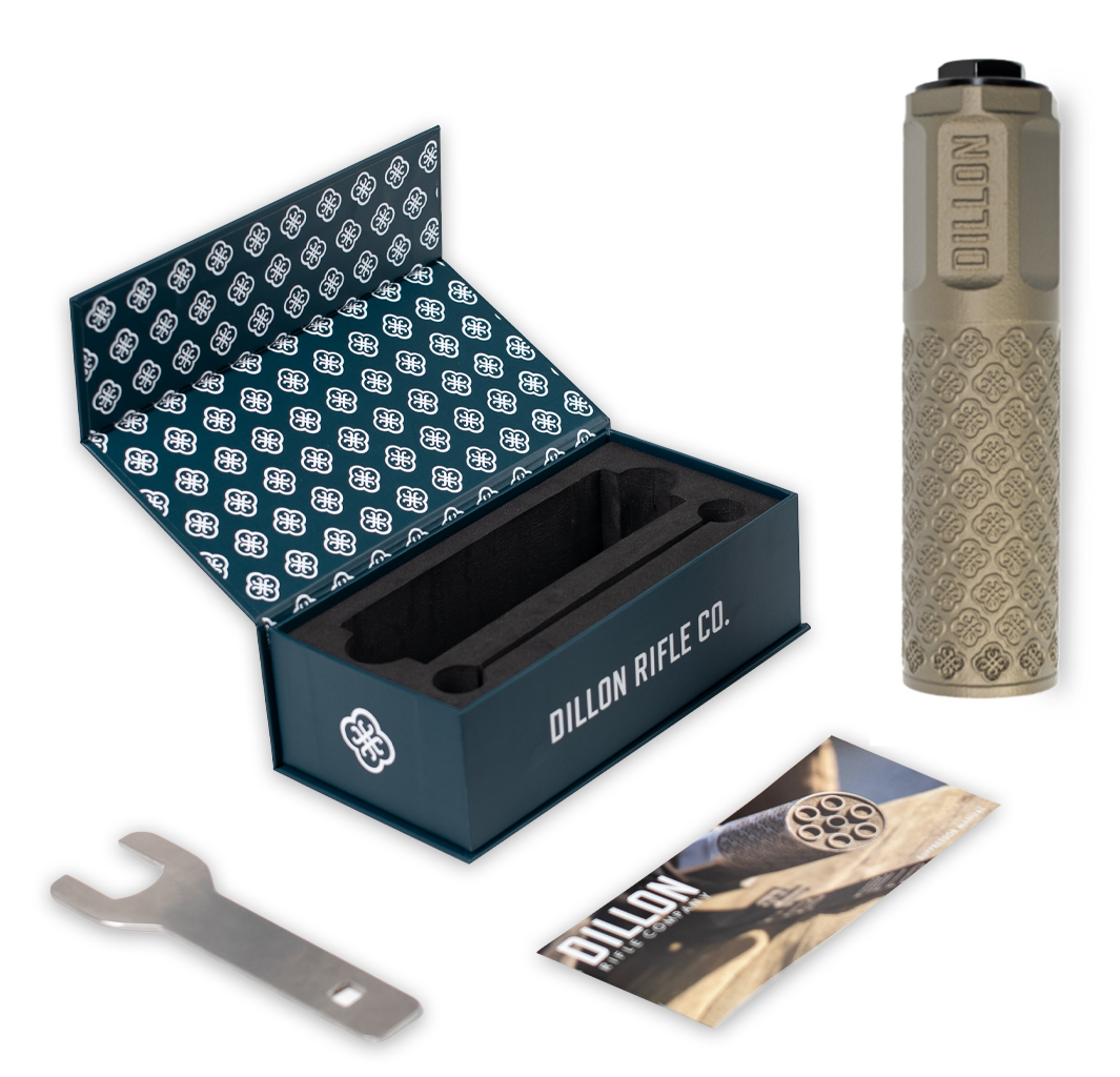 Dillon Rifle Company Inconel Suppressor .308 Standard in TAN