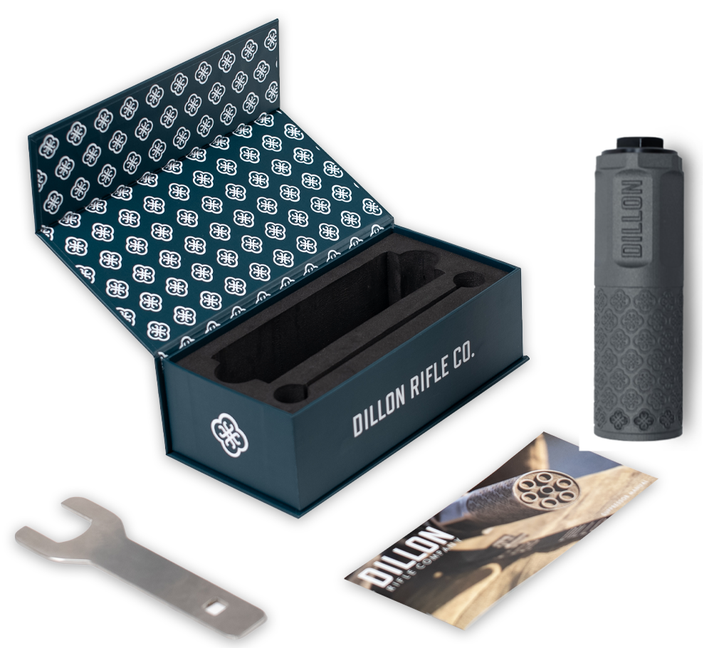 Dillon Rifle Company Inconel Suppressor 5.56 Standard in GREY