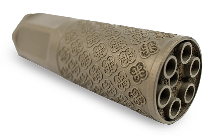 Dillon Rifle Company Inconel Suppressor 5.56 Standard in TAN - Image 4